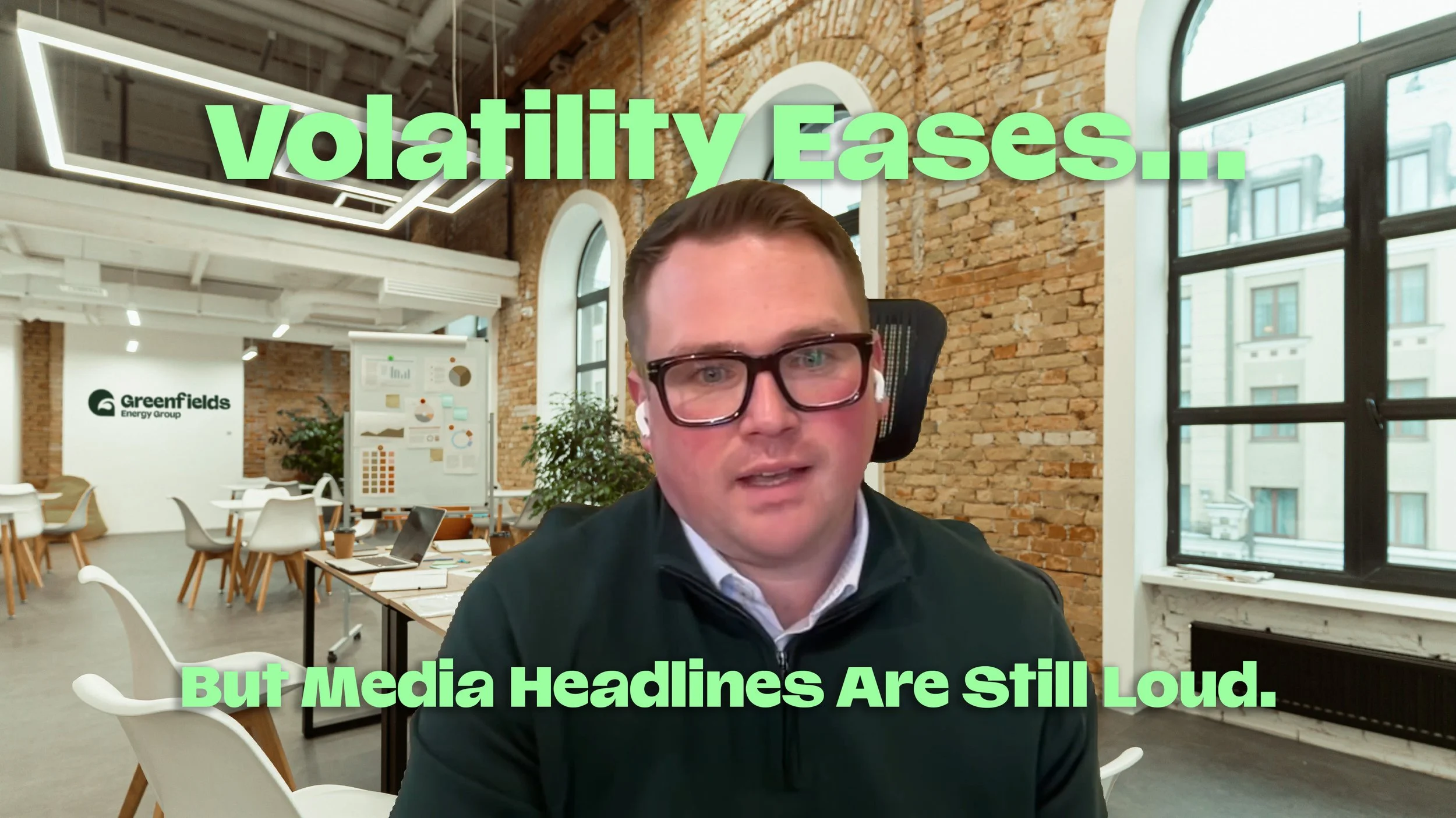 Volatility Eases, But Headlines Still Loud