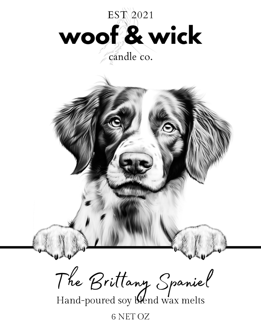 Brittany Spaniel - Personalized Dog Breed Pet-Friendly Soy Blend Wax Melt Jar (Copy)