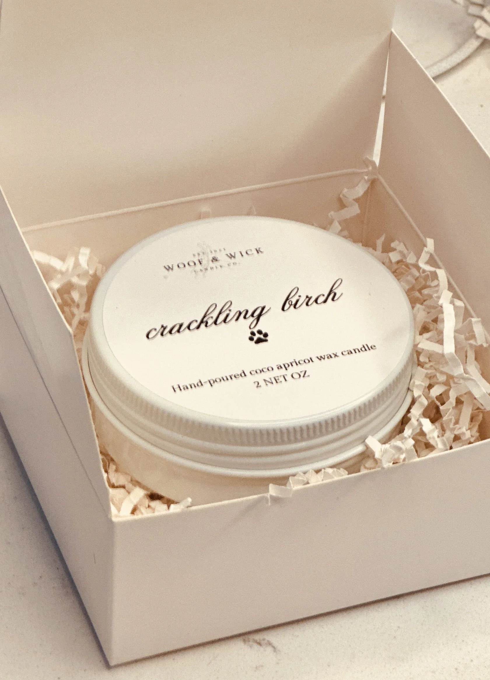 Autumn Vibes Candle Gift Box - Pick 2 - 2 oz Coconut Apricot 2oz Wax Tins | 6 Festive Dog Inspired Fall Scents to Pick From | Cozy Farmhouse Home Decor Essentials - Woof & Wick Candle Co.