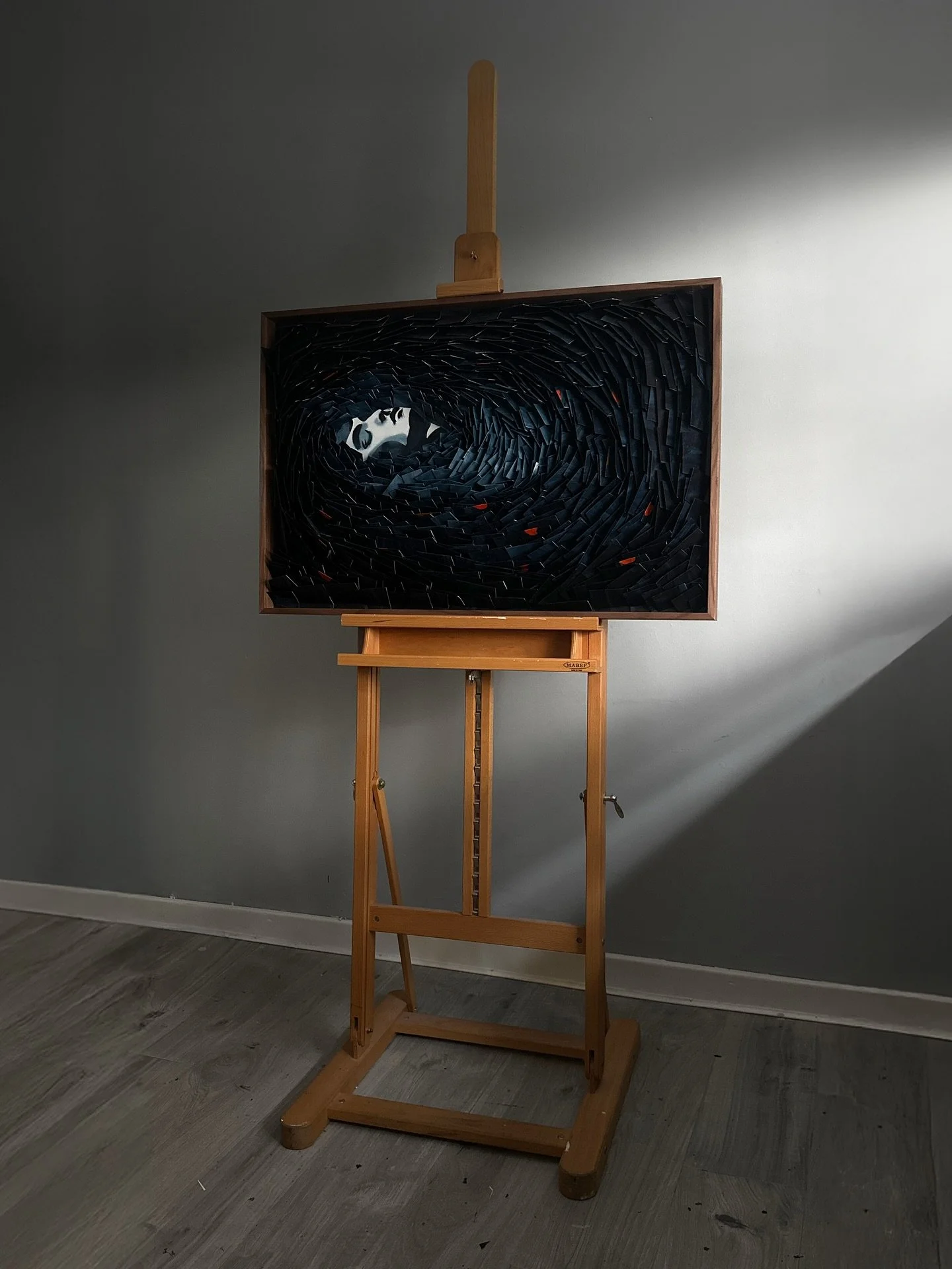 Phlebas The Phoenician
Cut paper &amp; ink
2025, Brighton, United Kingdom
85x60cm 

For enquiries contact @circlecontemporarygallery 

Thank you to Zoli @exhibitprinting for some, yet again, amazing framing.

#art #paper