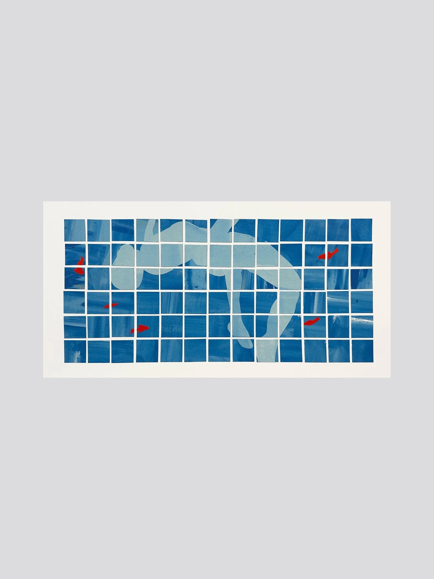 The Sketch vs The Finished Artwork

This went through many stages of evolution and was originally envisaged as a diptych with a prophetical card reading, before developing it as a stand alone piece.

1. Study For Phlebas
Cut paper &amp; gouache
2024,