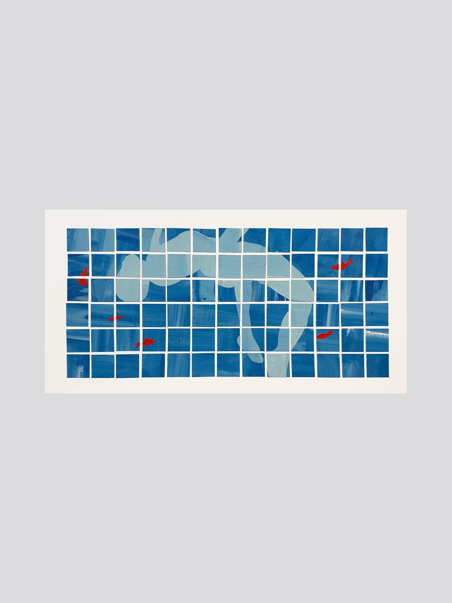 The Sketch vs The Finished Artwork

This went through many stages of evolution and was originally envisaged as a diptych with a prophetical card reading, before developing it as a stand alone piece.

1. Study For Phlebas
Cut paper &amp; gouache
2024,