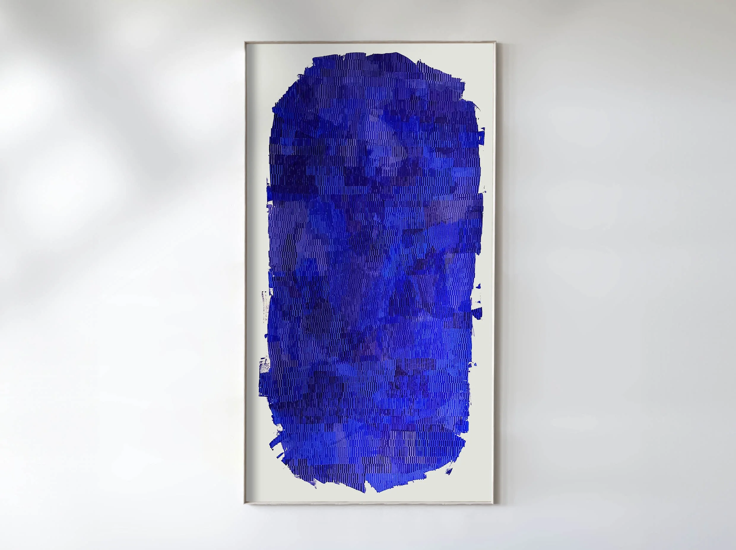 Composition in Blue, Blue Violet, Indigo & Violet I