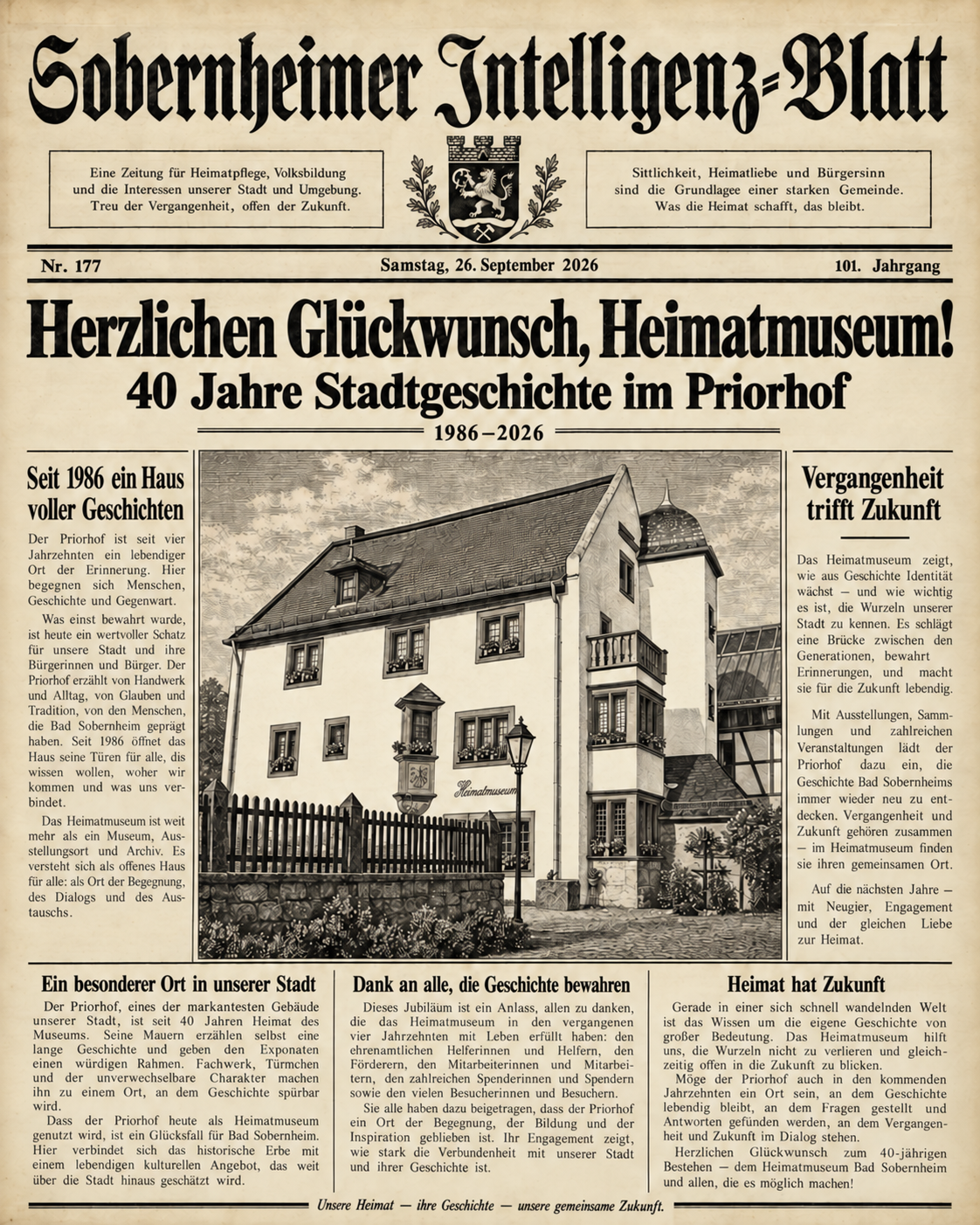  40 Jahre Heimatmuseum Bad Sobernheim – vom Ladenlokal zum Museum der Zukunft