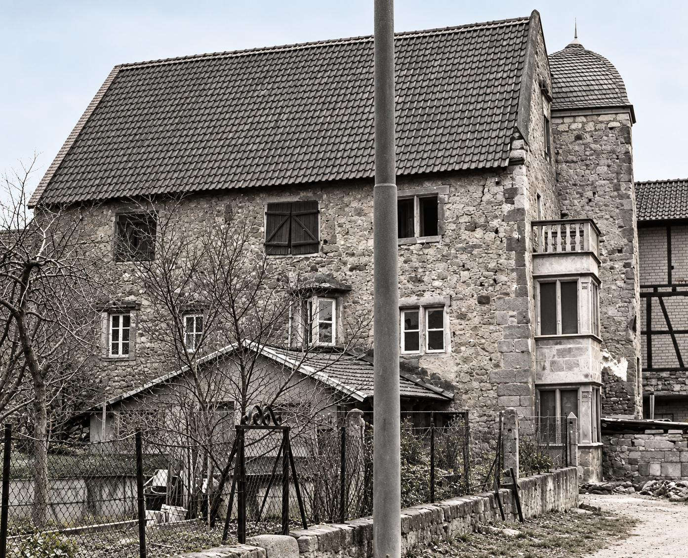 Der Priorhof vor der Sanierung im Jahr 1979
