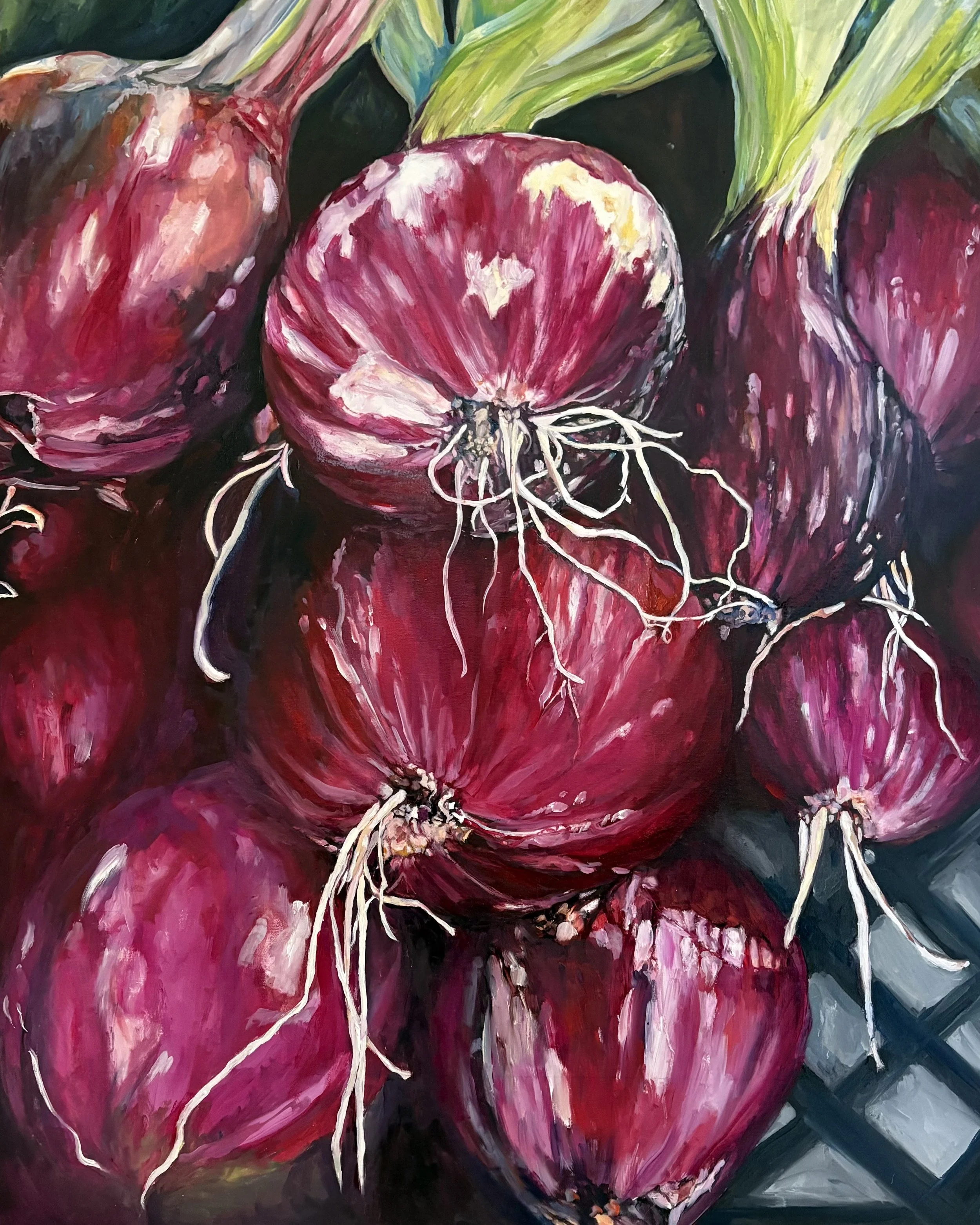  Halsey Onions 
24'w x 30"h  