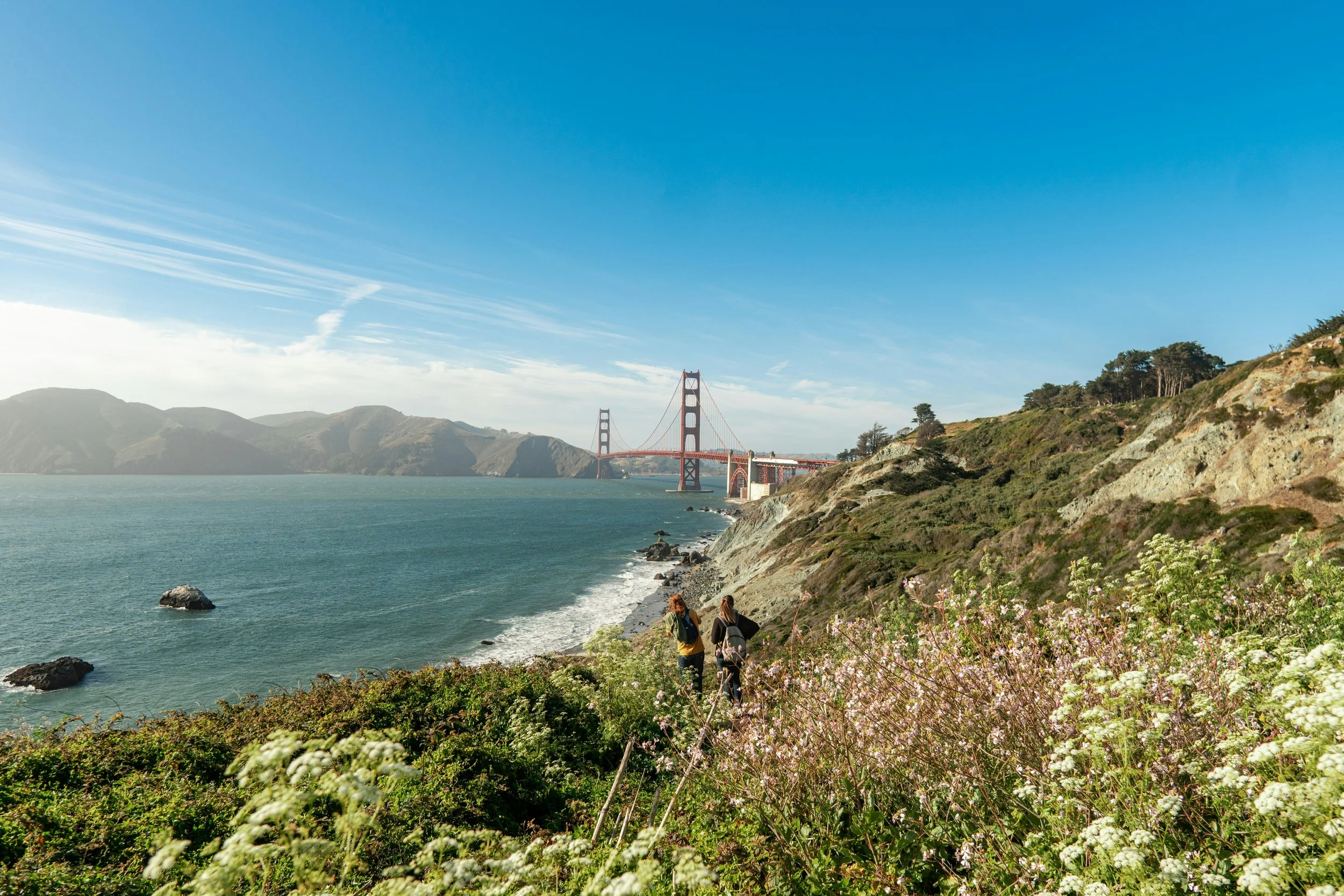 fall hike in the san francisco bay area