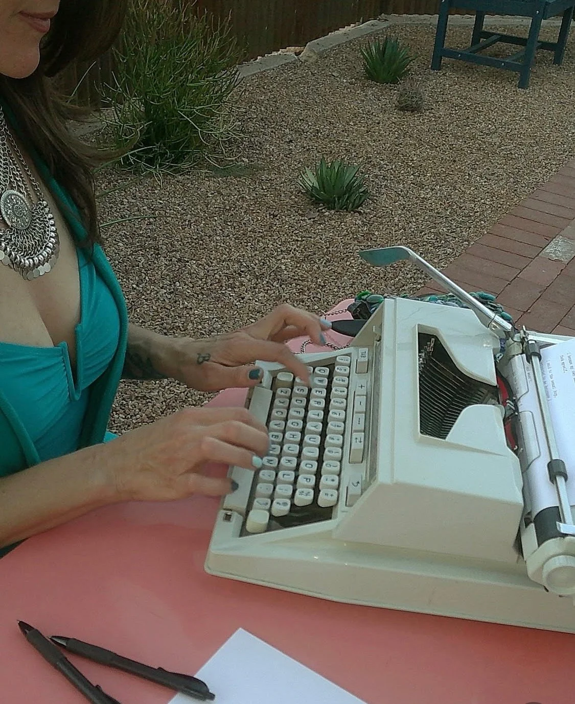 pop-up poetry by britt warner at sunshine wine 2026.jpeg
