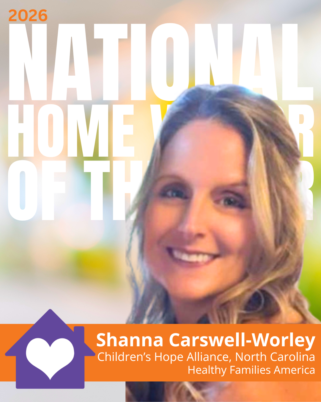 NHVW of year winner Shanna