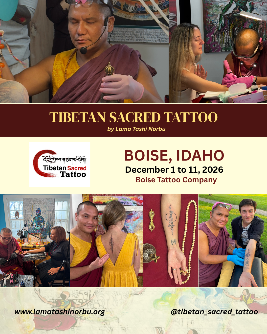 Tibetan Sacred Tattoo: Boise Idaho, USA
