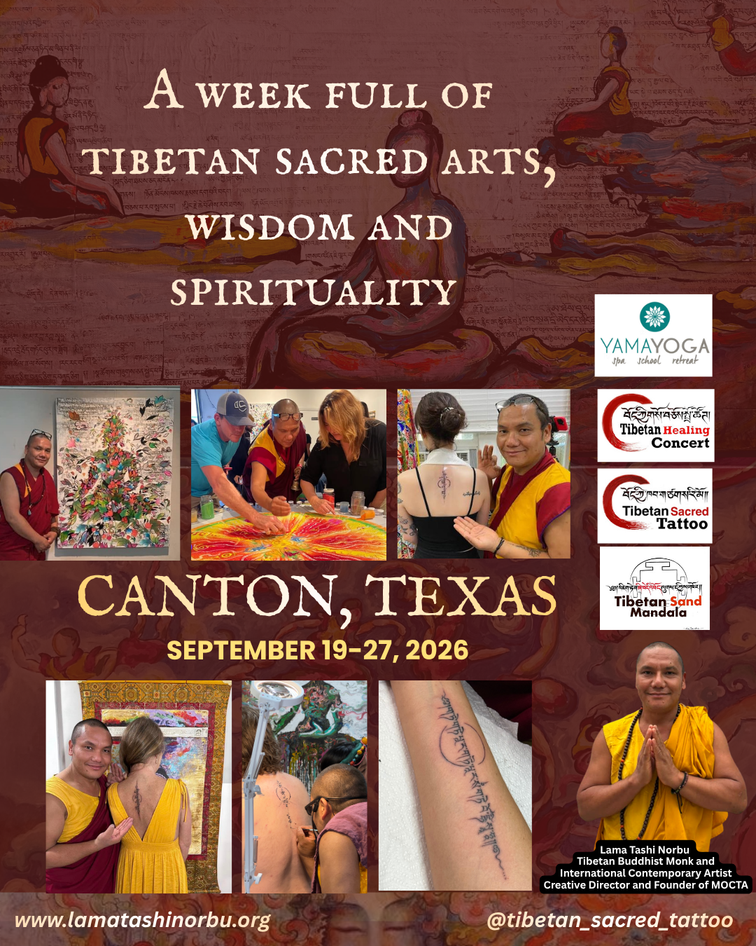 Tibetan Sacred Tattoo: East Texas, Canton, USA