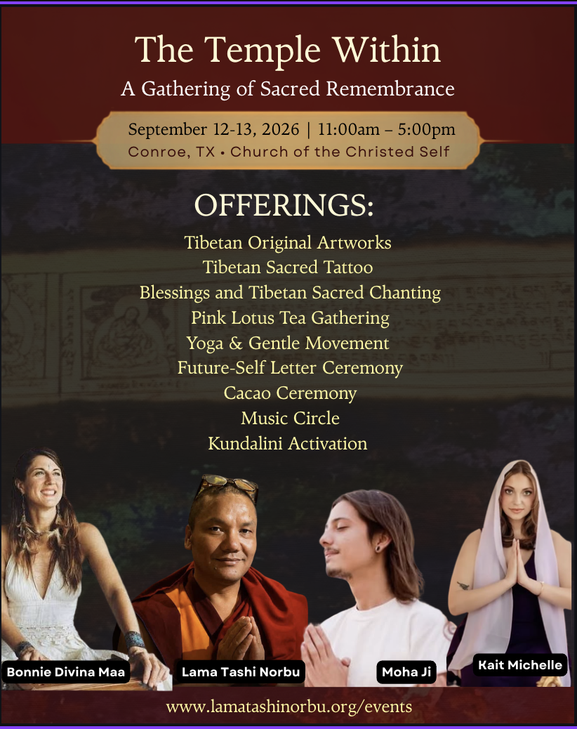 Lama Tashi at Conroe Texas, USA
