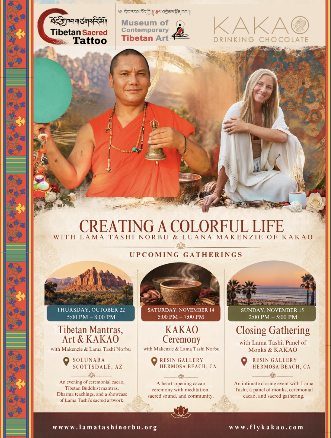 Tibetan Sacred Arts and Tattoo: Scottsdale, arizona with Luana Makenzie of Kakao