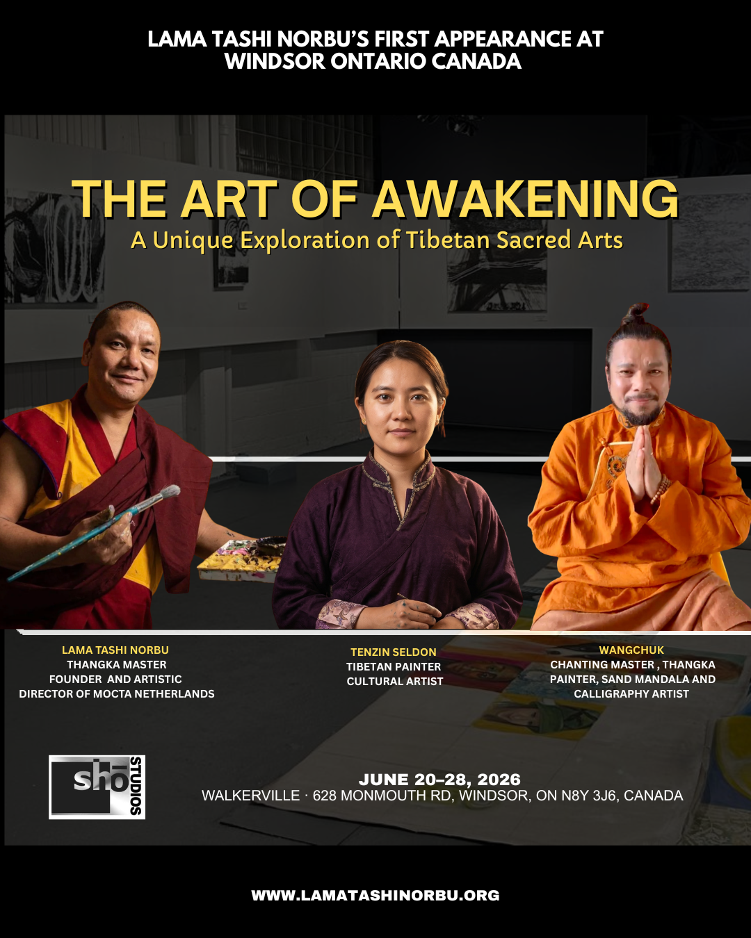The Art of Awakening : Lama Tashi Norbu at Windsor CANADA
