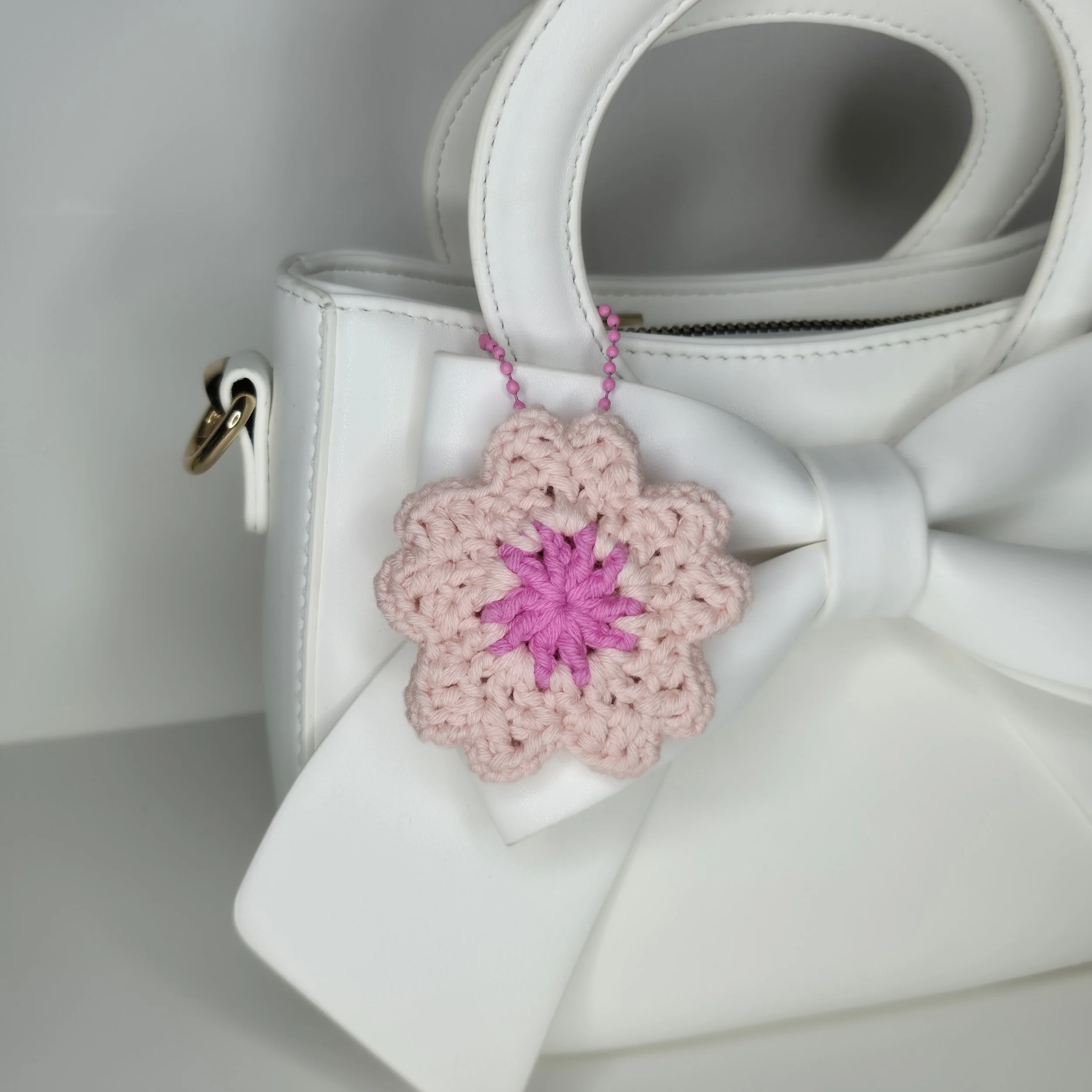 Sakura Cherry Blossom Flower Bag Charm / Keyring