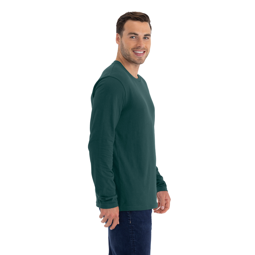 Photo_Model_Cotton_Long_Sleeve_T-Shirt_3601_Men_s_Side_-_Forest_Green.png