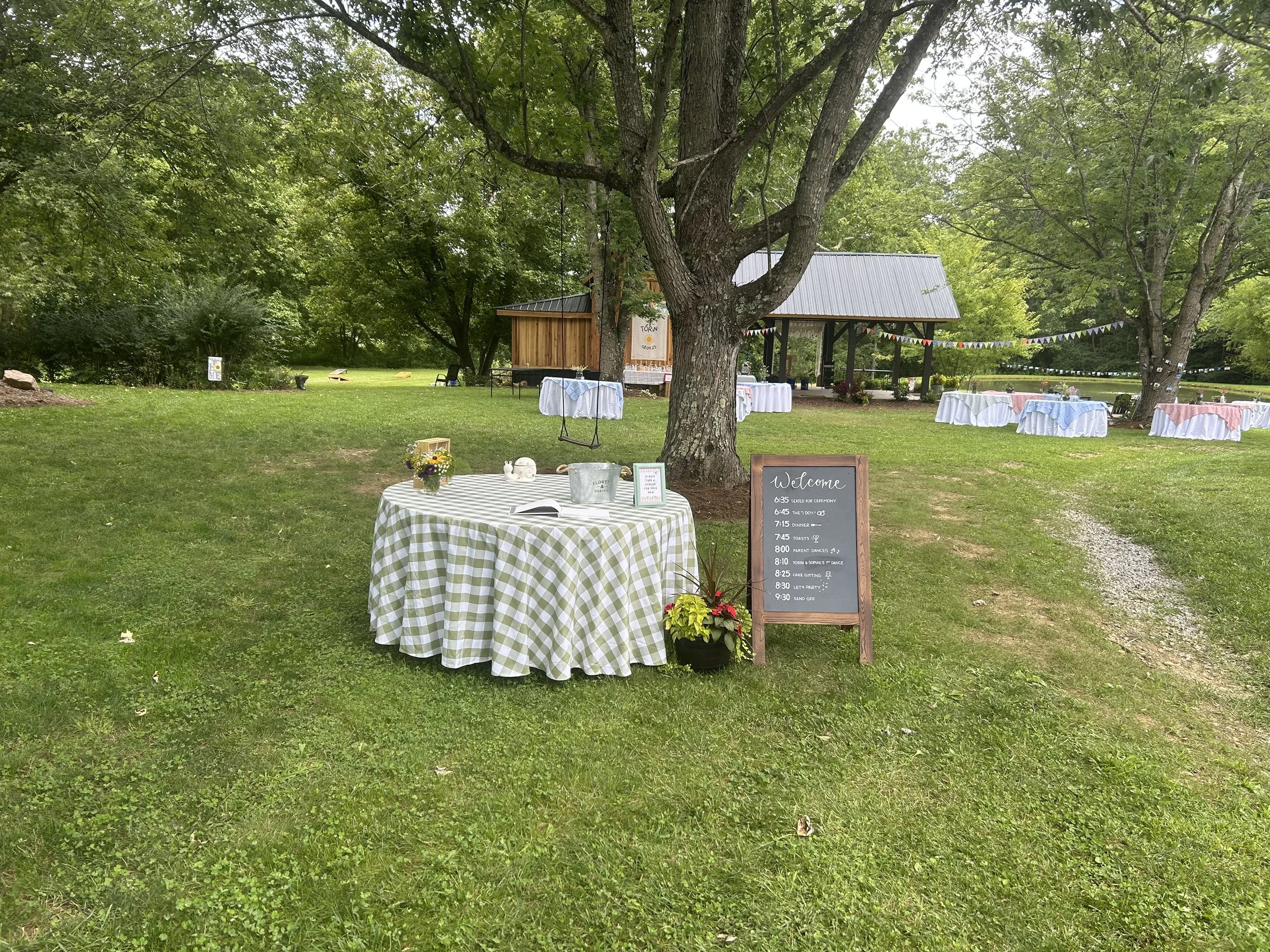 First wedding at the farm