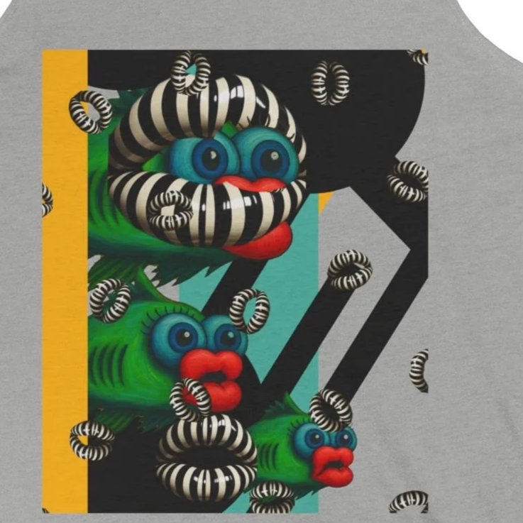 "Look FAST" HOOKERFISH™  Light Weight Jersery Tank