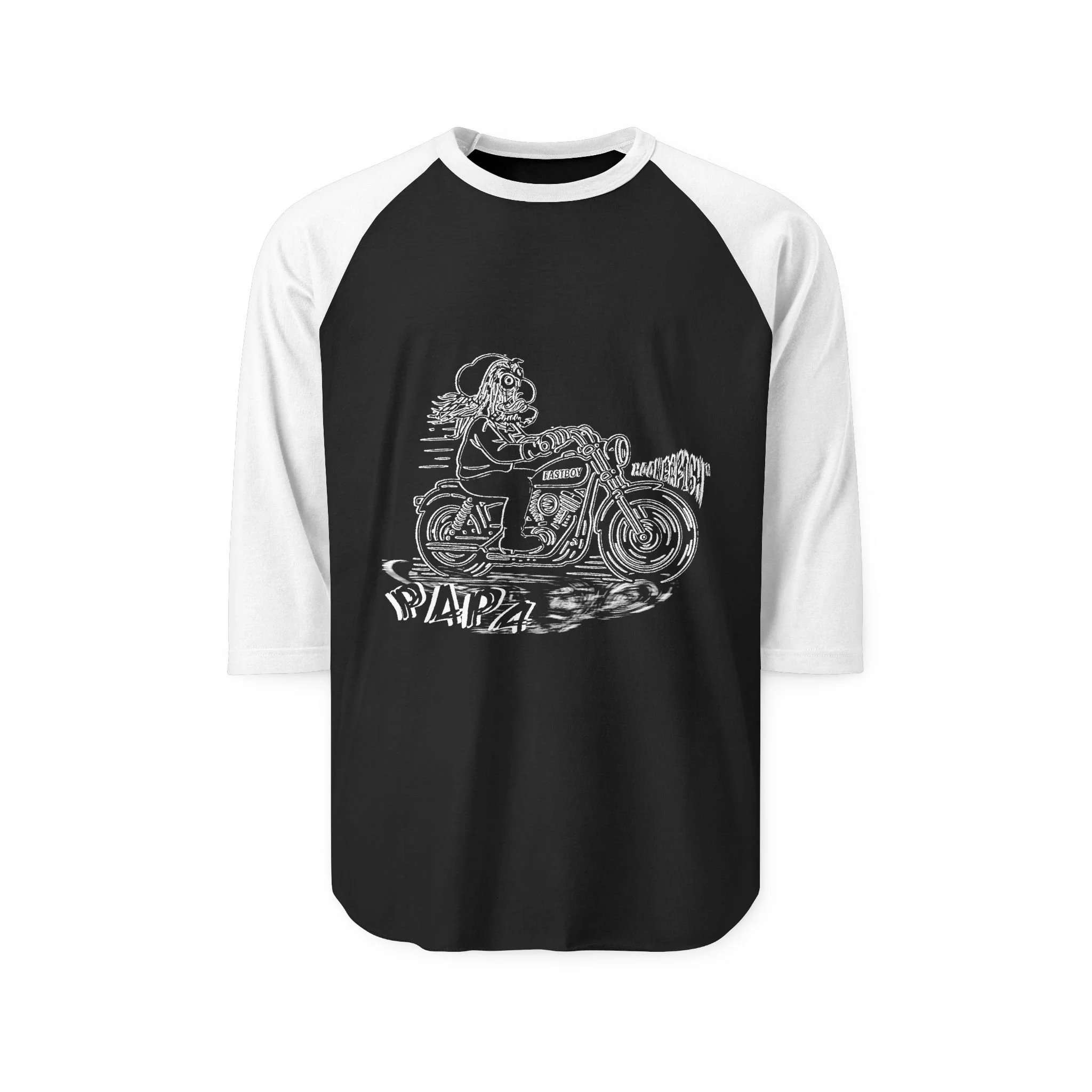 Fast Boy HOOKERFISH™  West Raglan Tee, Unisex Baseball Shirt