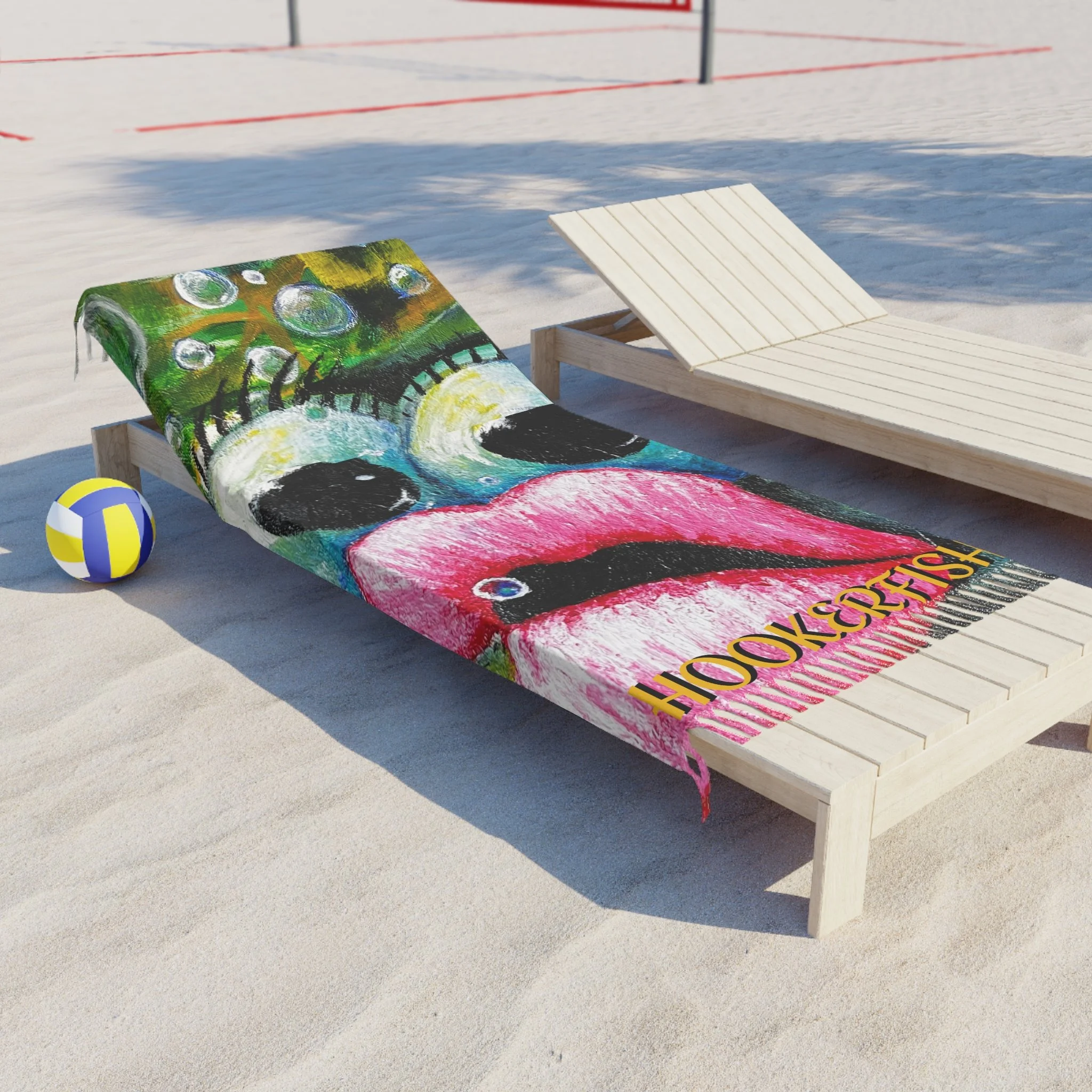 Hooker Fish Fish Boho Beach Cloth