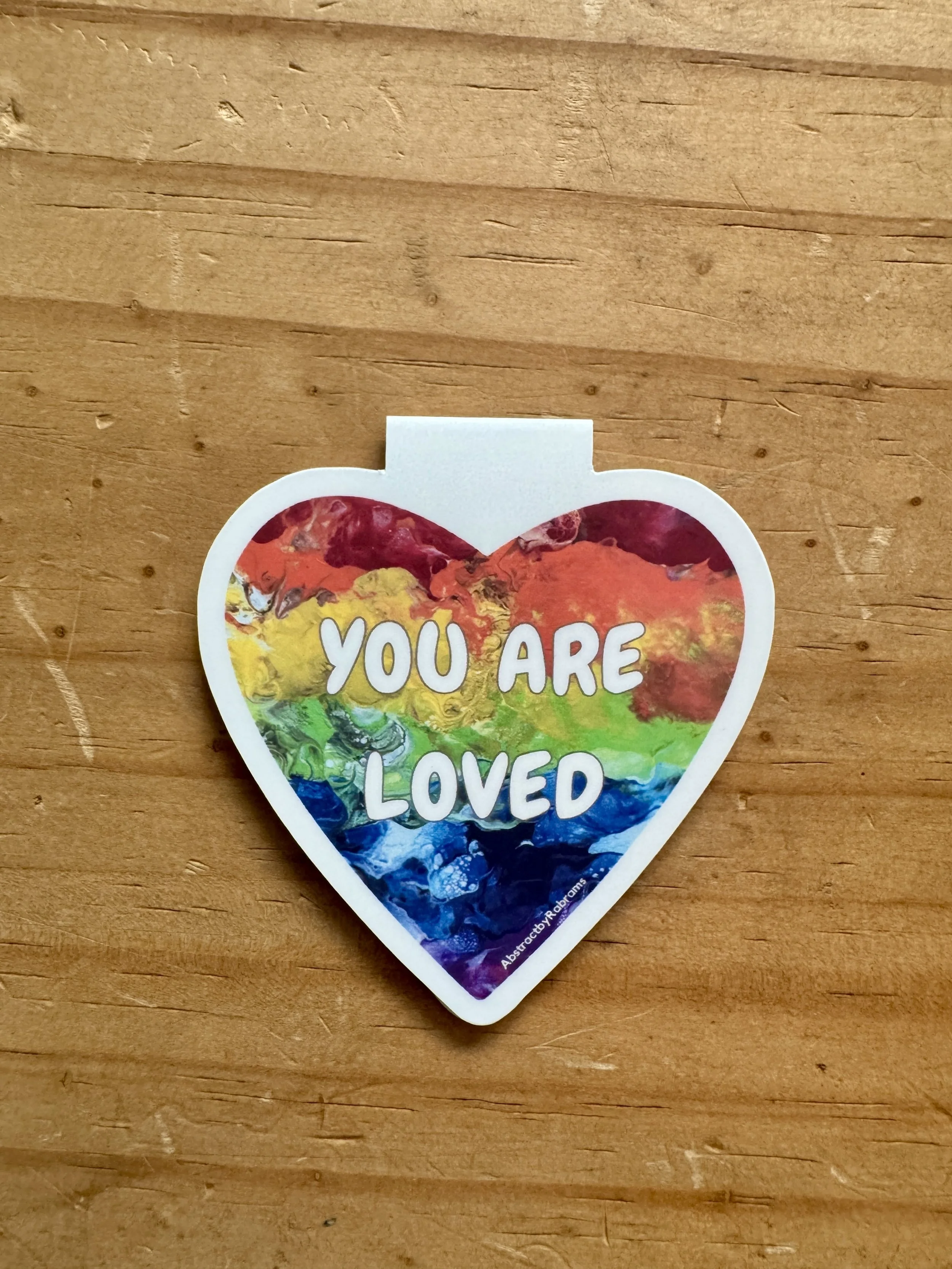 Read the Rainbow Magnetic Bookmark - AbstractbyRabrams -