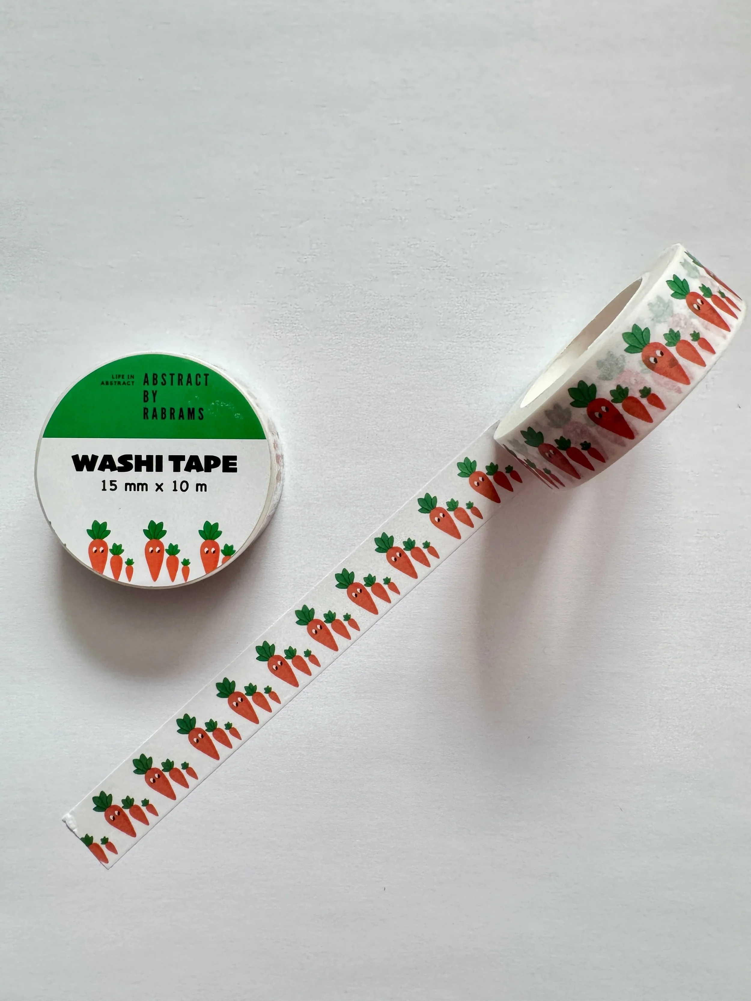 Carrot Washi Tape - AbstractbyRabrams -