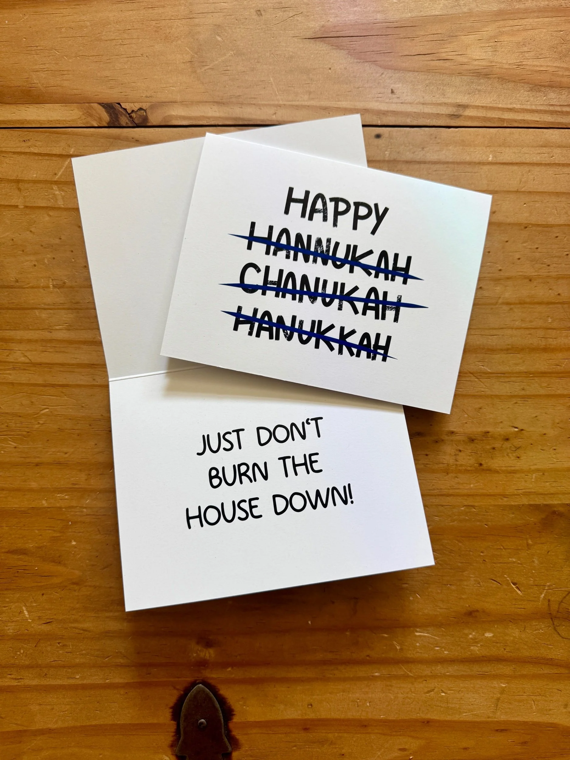 Funny Hannukah Greeting Card