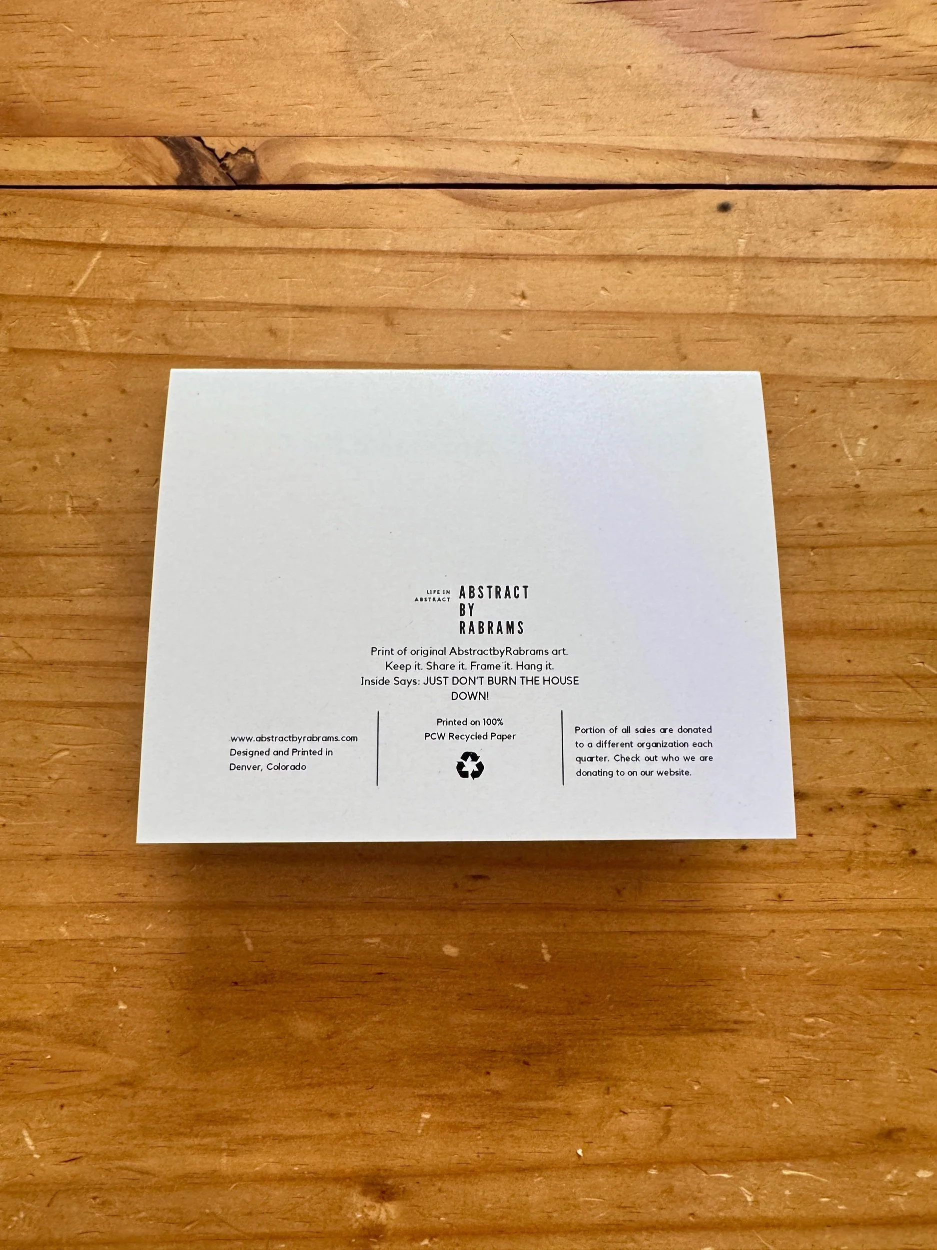 Funny Hannukah Greeting Card - AbstractbyRabrams -