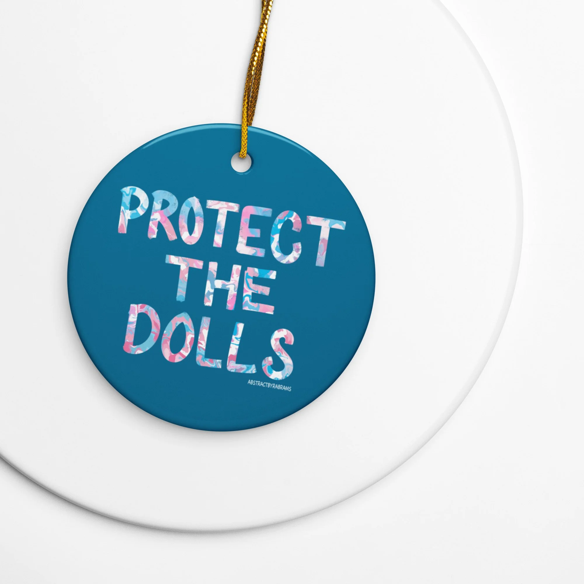 Protect The Dolls Double-sided Ceramic Ornaments - Star, Snowflake and Circle