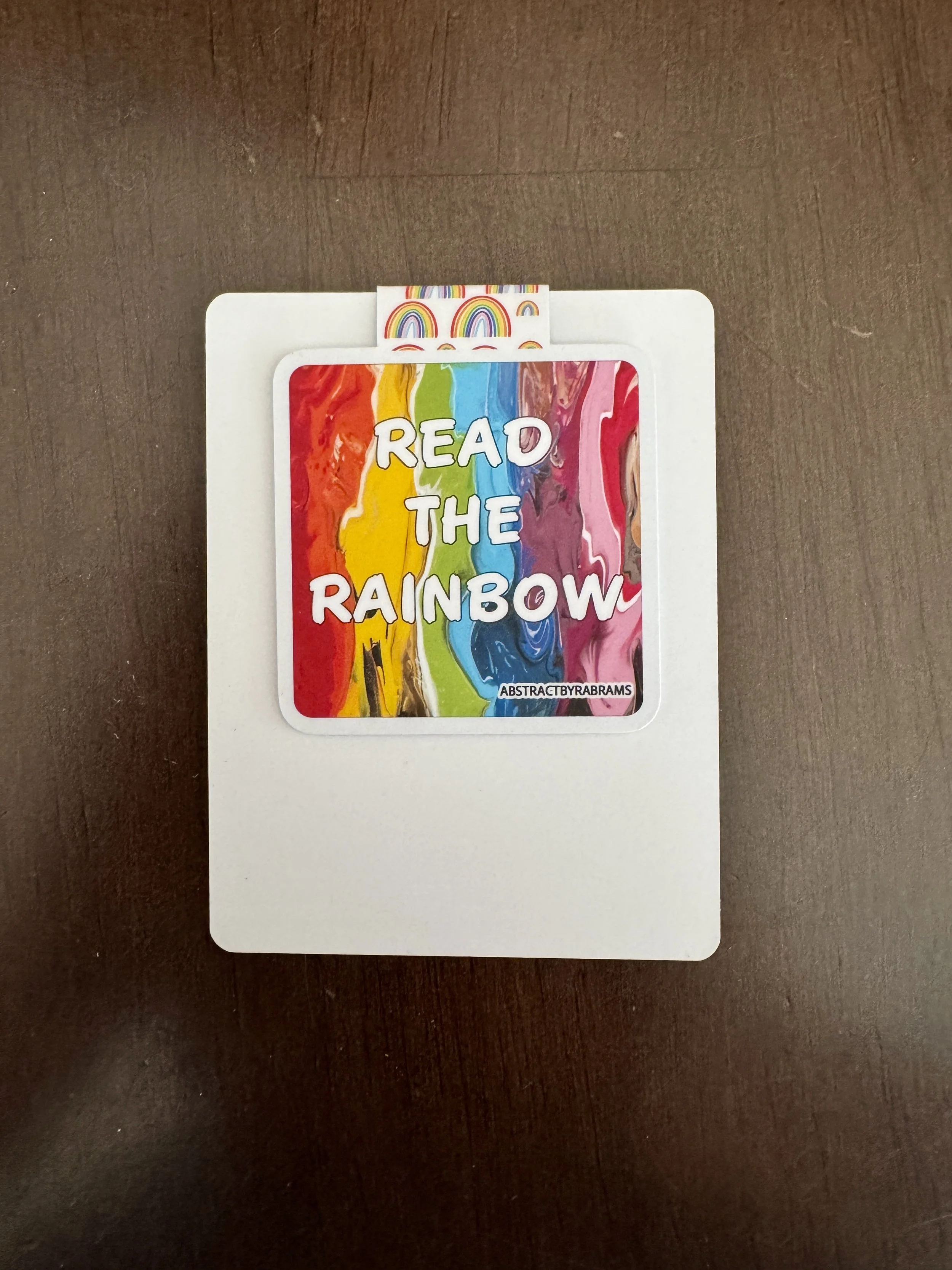 Read the Rainbow Magnetic Bookmark - AbstractbyRabrams -
