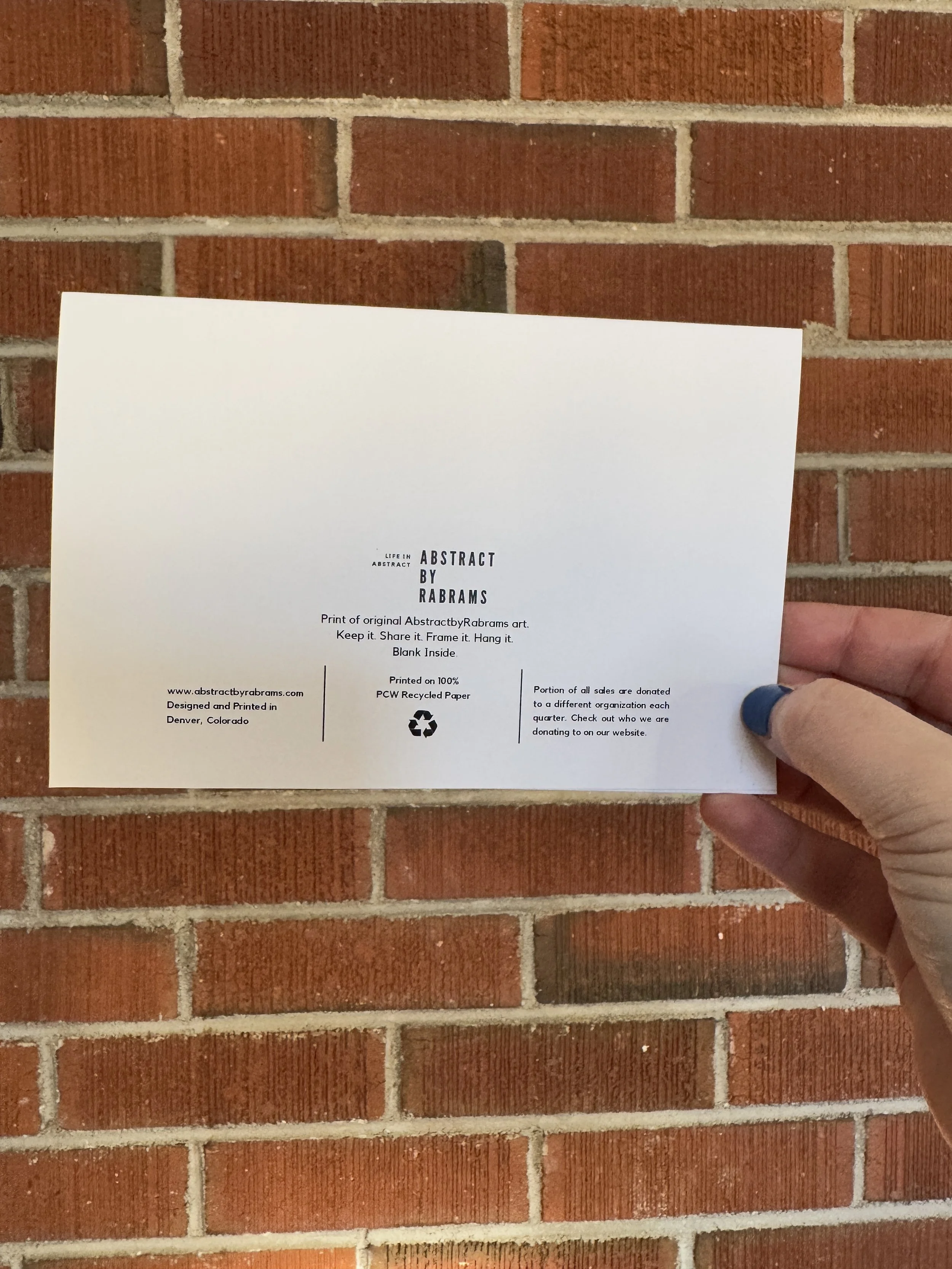 Snarky Belated Birthday Card - 4"x6" - Birthday Card - AbstractbyRabrams -