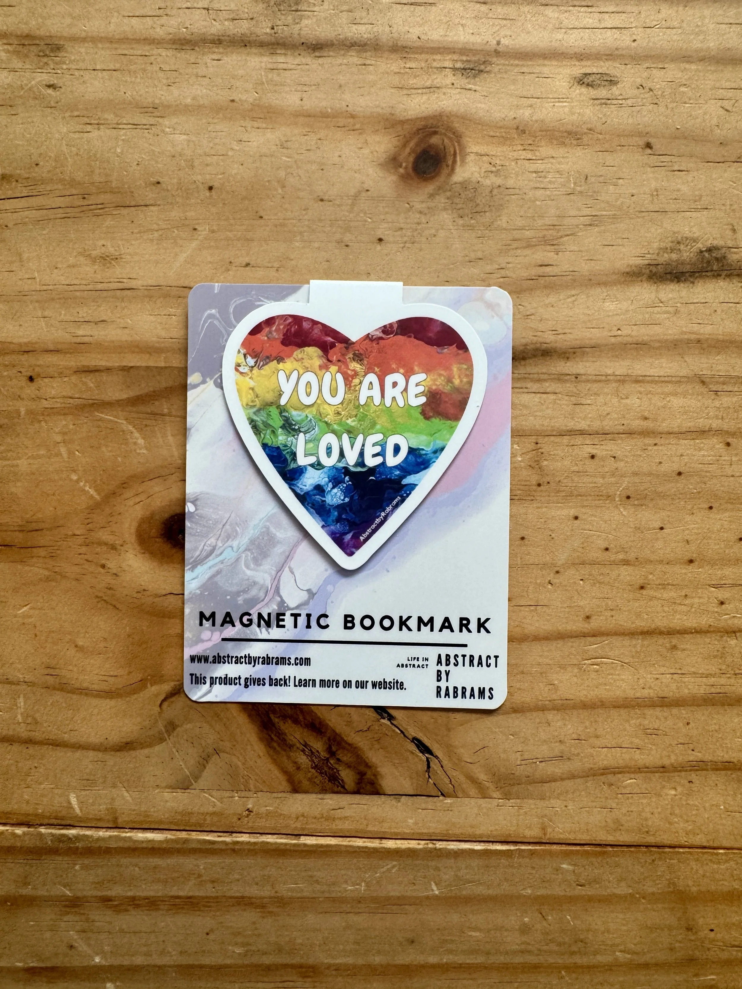 Read the Rainbow Magnetic Bookmark - AbstractbyRabrams -