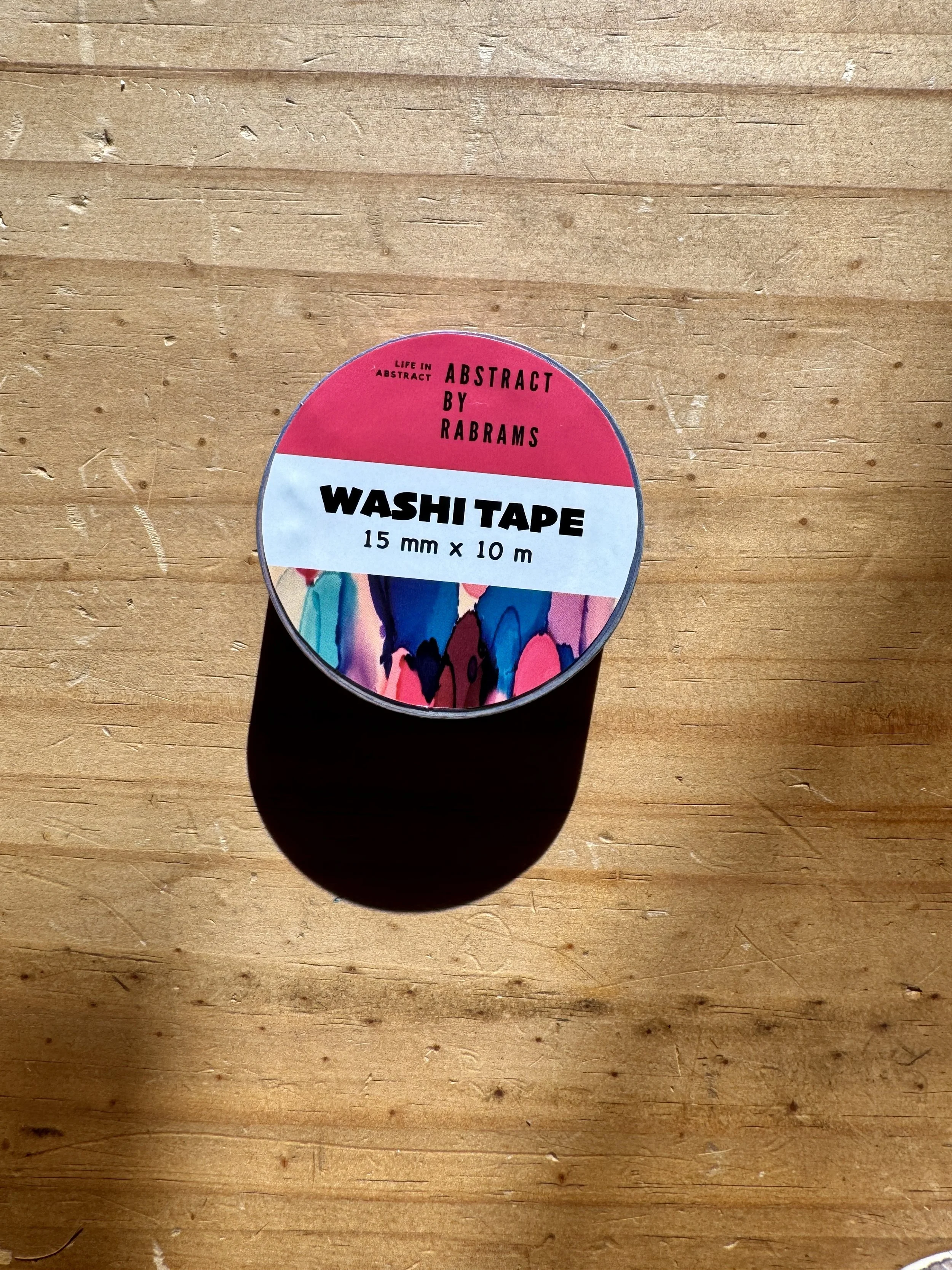 Abstract Pink, Blue and Purple Dots Washi Tape - AbstractbyRabrams -