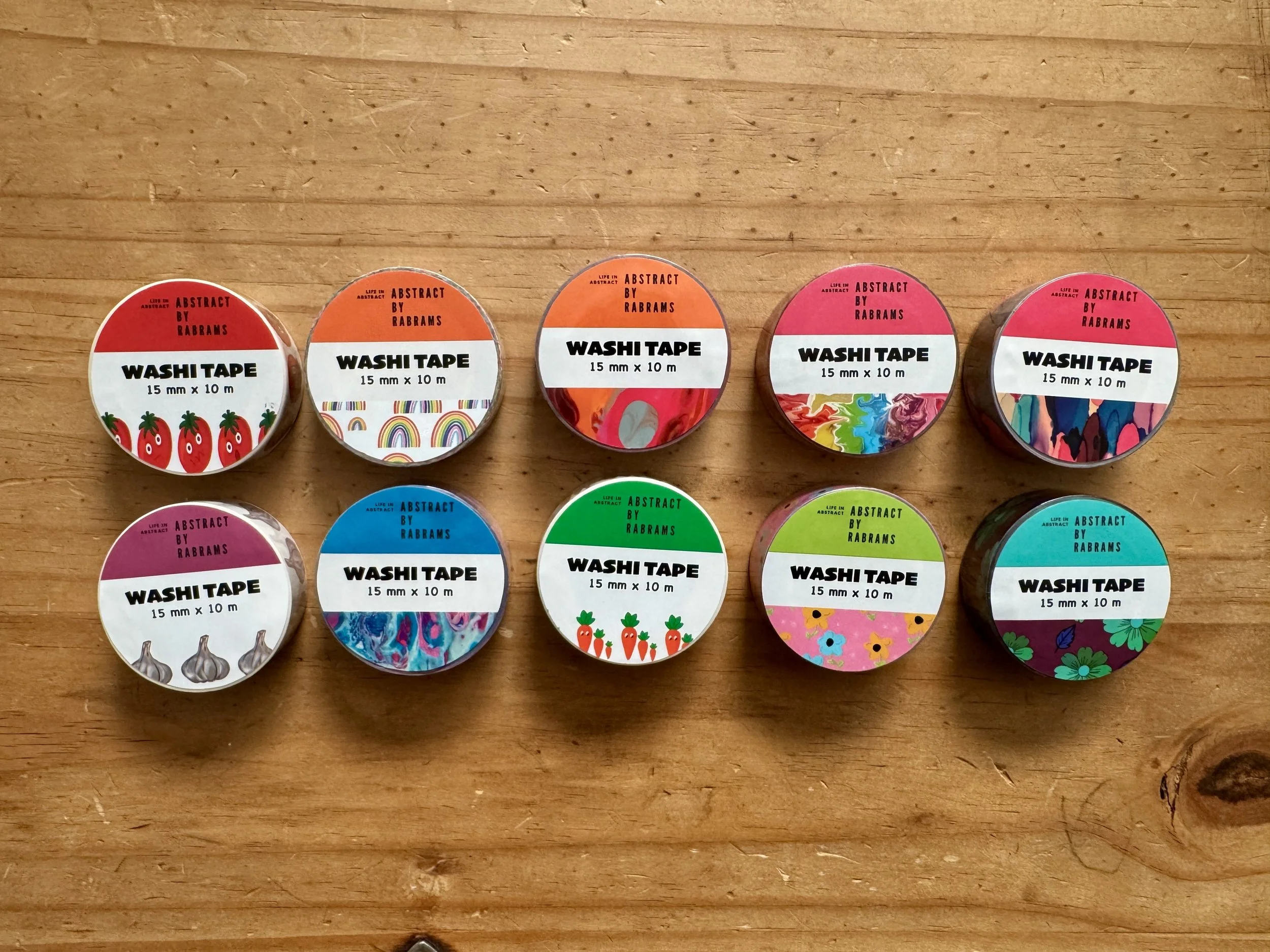 Carrot Washi Tape - AbstractbyRabrams -