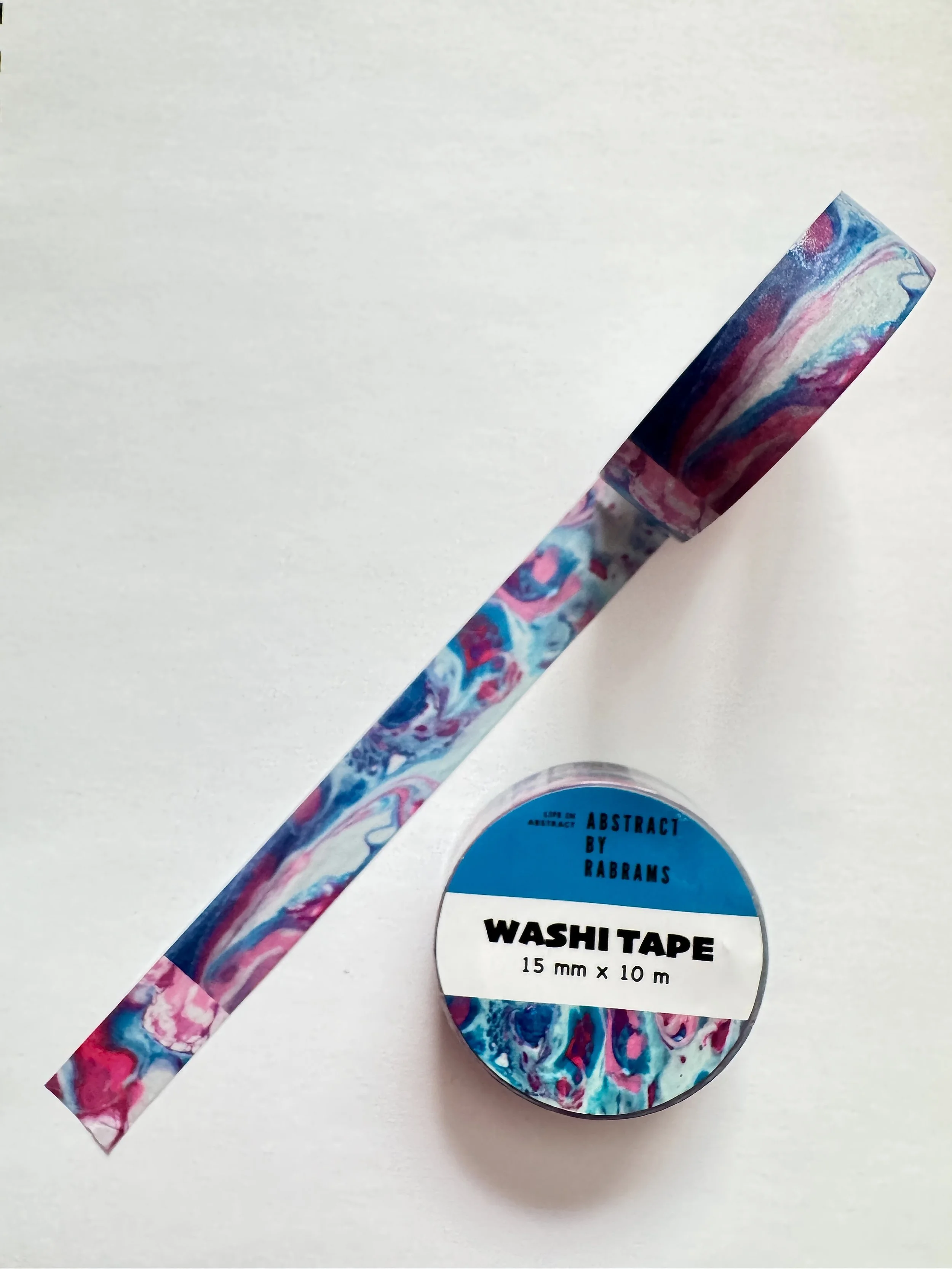Abstract Pink and Blue Washi Tape