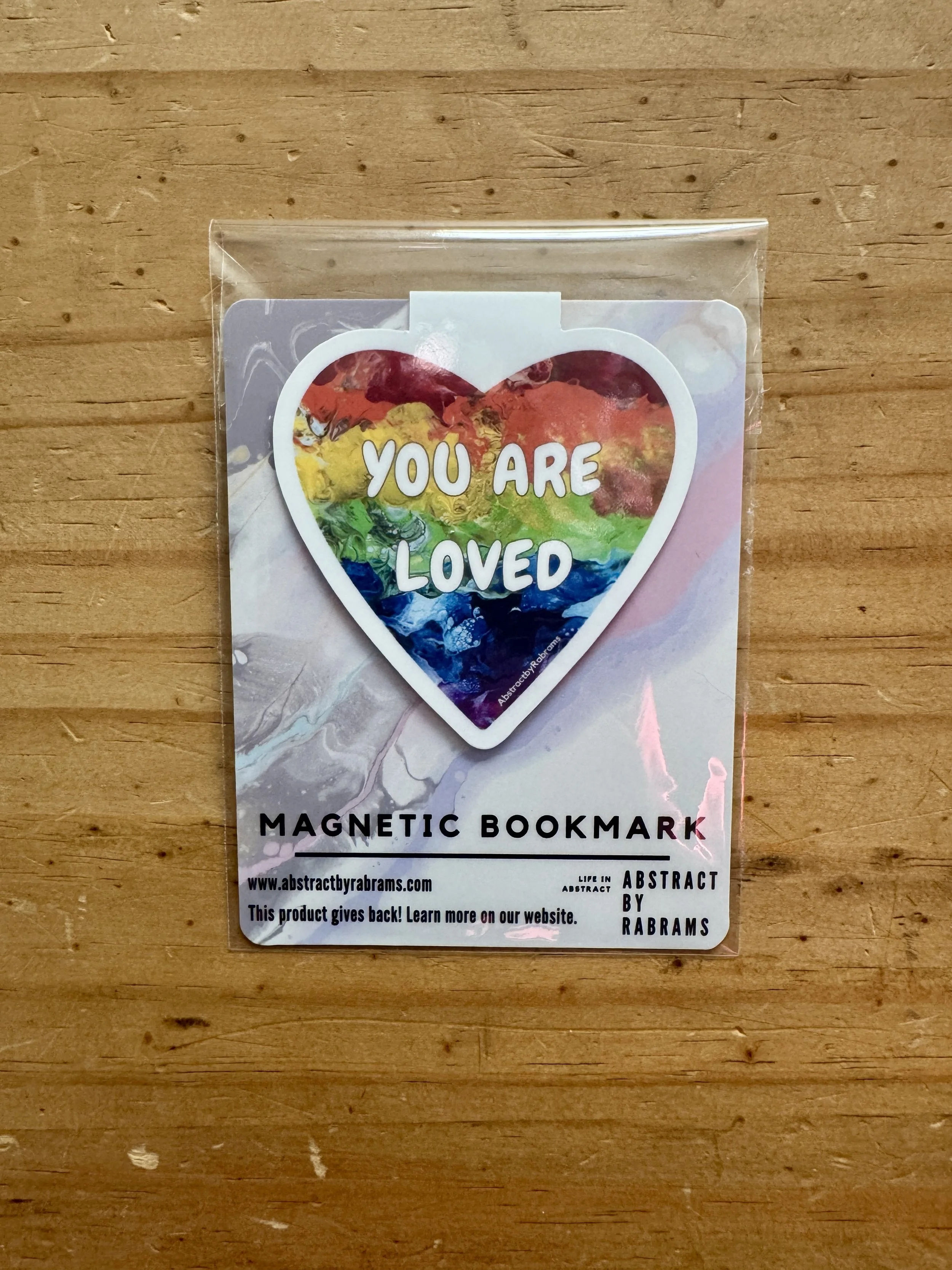 Read the Rainbow Magnetic Bookmark - AbstractbyRabrams -