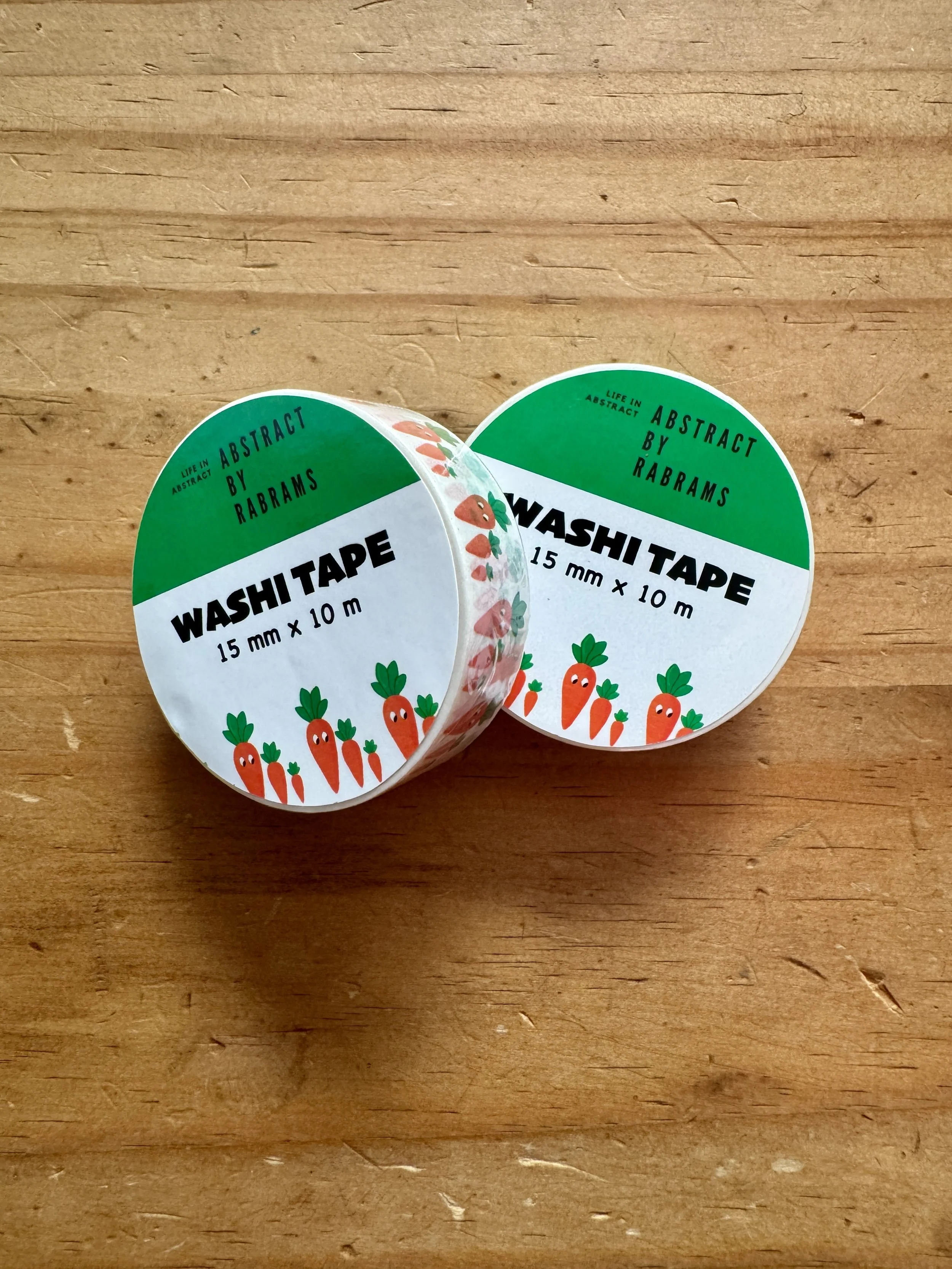 Carrot Washi Tape - AbstractbyRabrams -