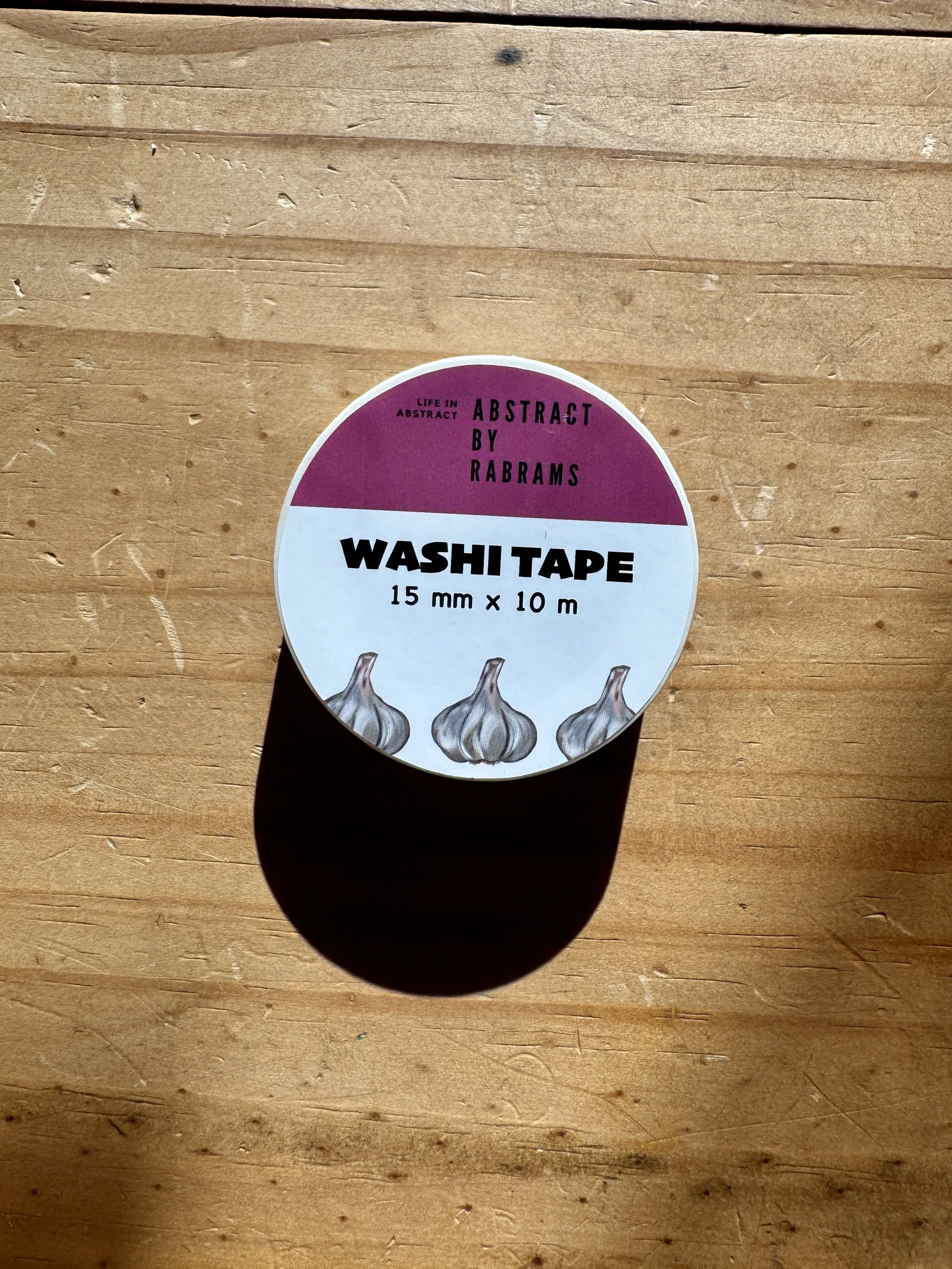 Garlic Washi Tape - AbstractbyRabrams -