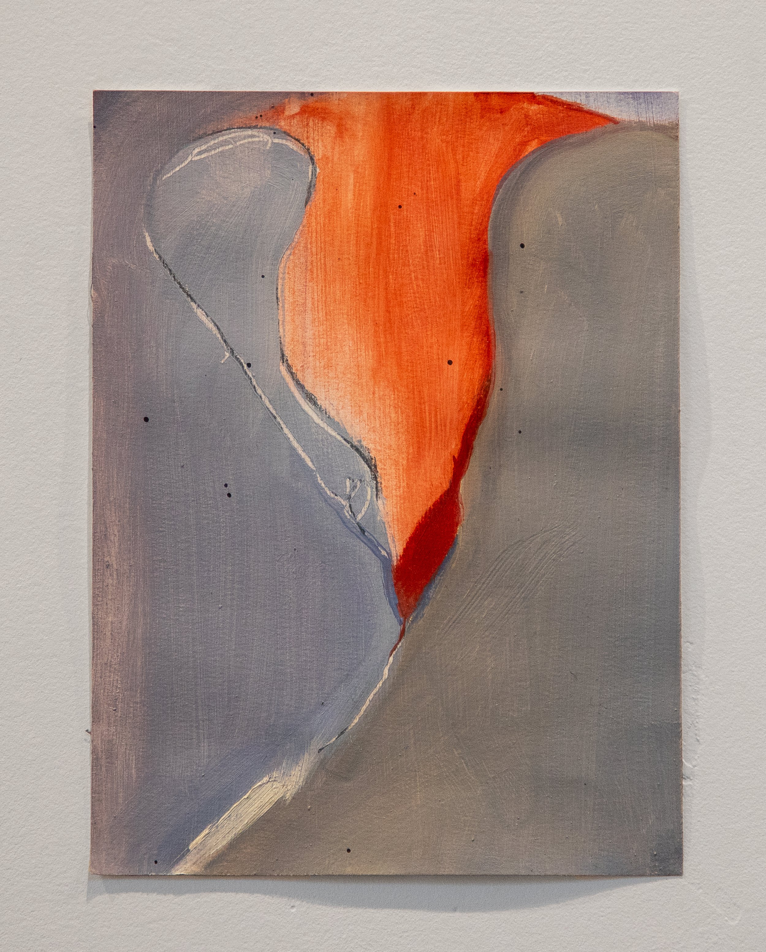 "equipped", Oil on Paper, 6 x 8", 2025