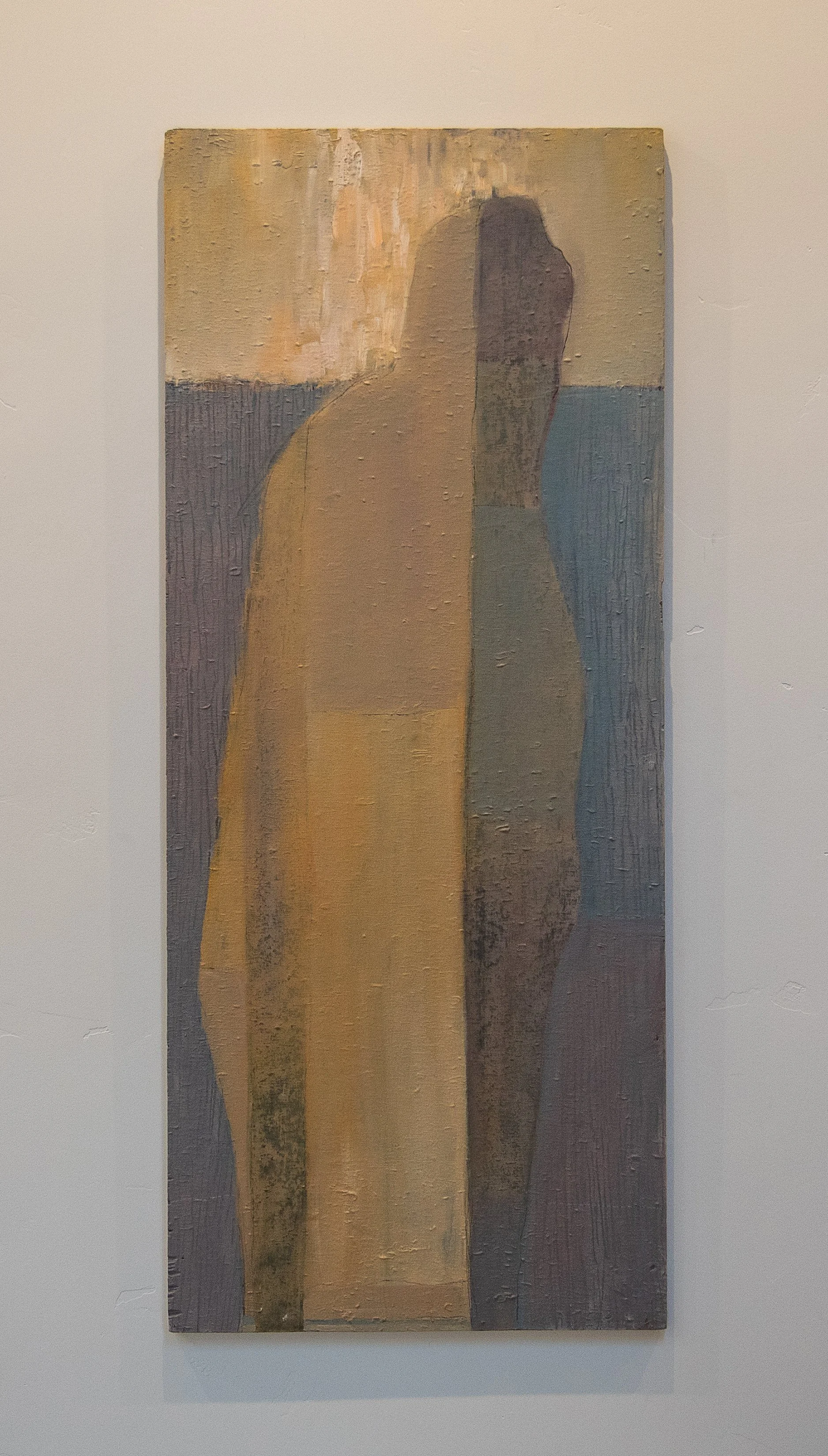 "And now we are ugly.", Oil on Wooden Panel, 20 x 48", 2024