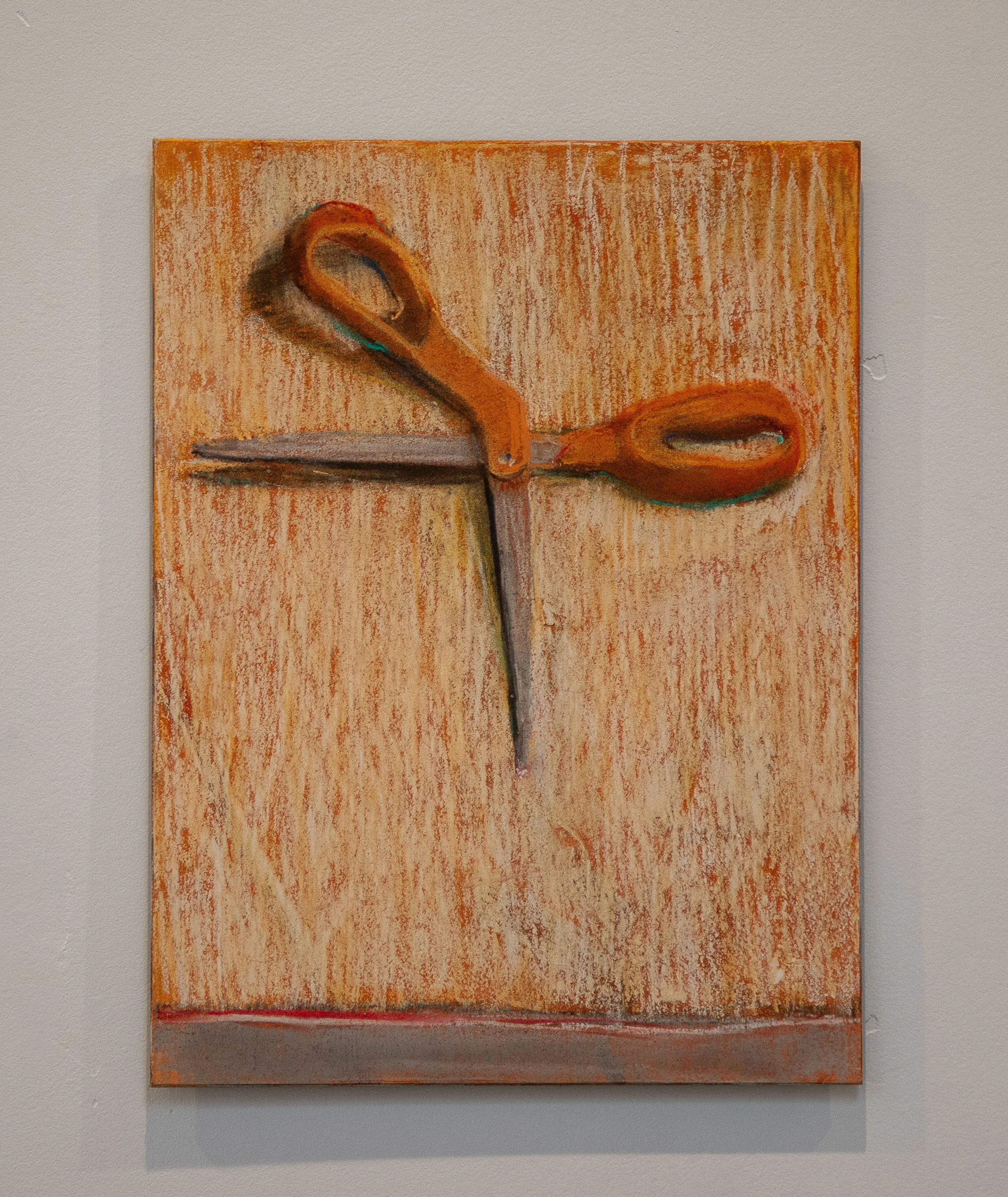 "A Quiver/Lips study", Pastel on Board, 9 x 12", 2024