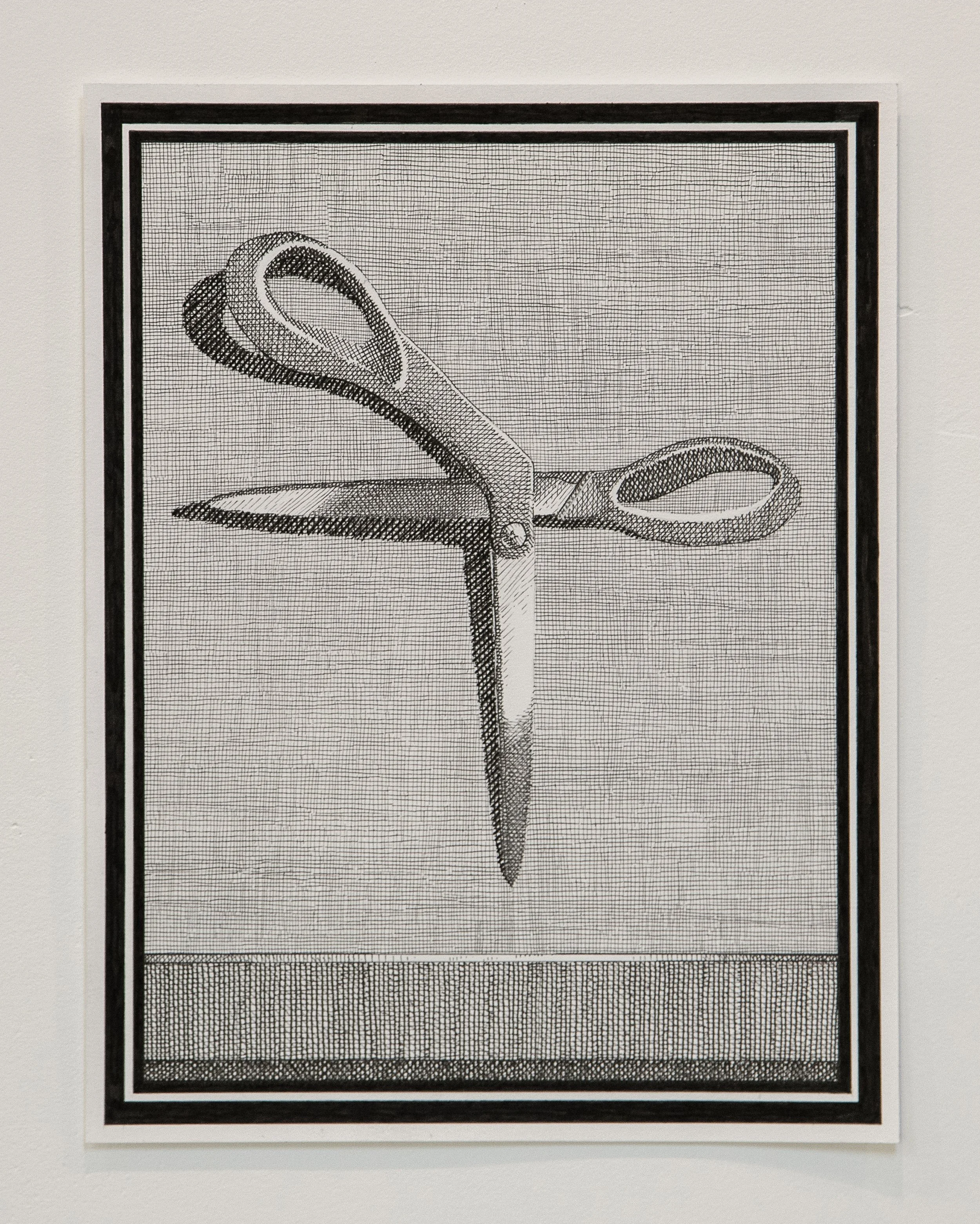 "A Quiver/Lips", Pen and Ink, 9 x 12", 2025