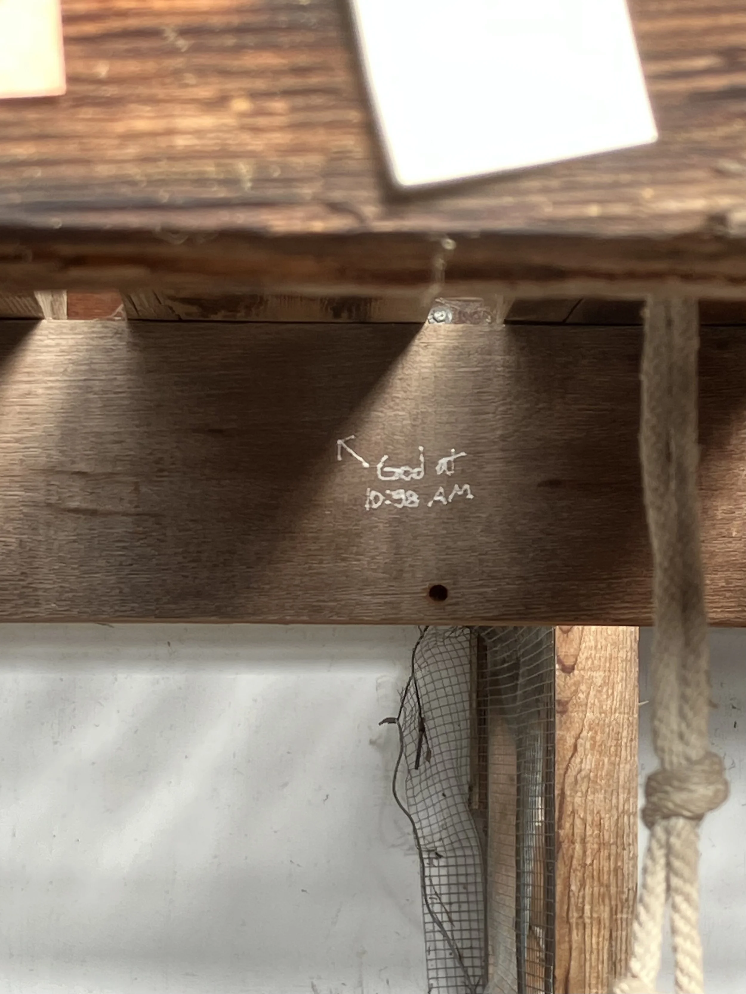 "God at 10:38 am", 2025