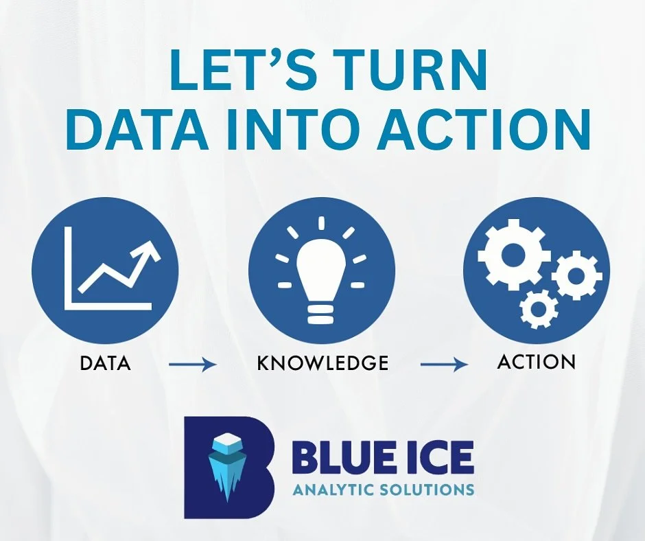 Send us message or email Scott@BlueIceAnalytics.com to start turning data into actionable insights. 
#dataanalysis #datainbusiness #datascience #blueiceanalytics