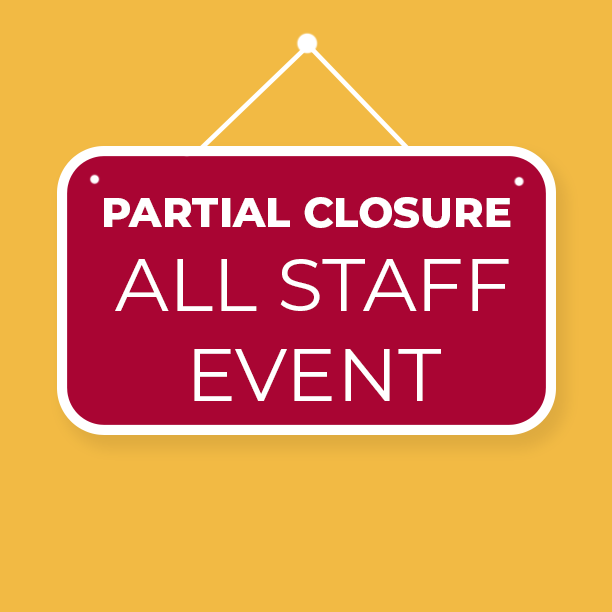 Riekes Closed 11am-2pm for the staff event