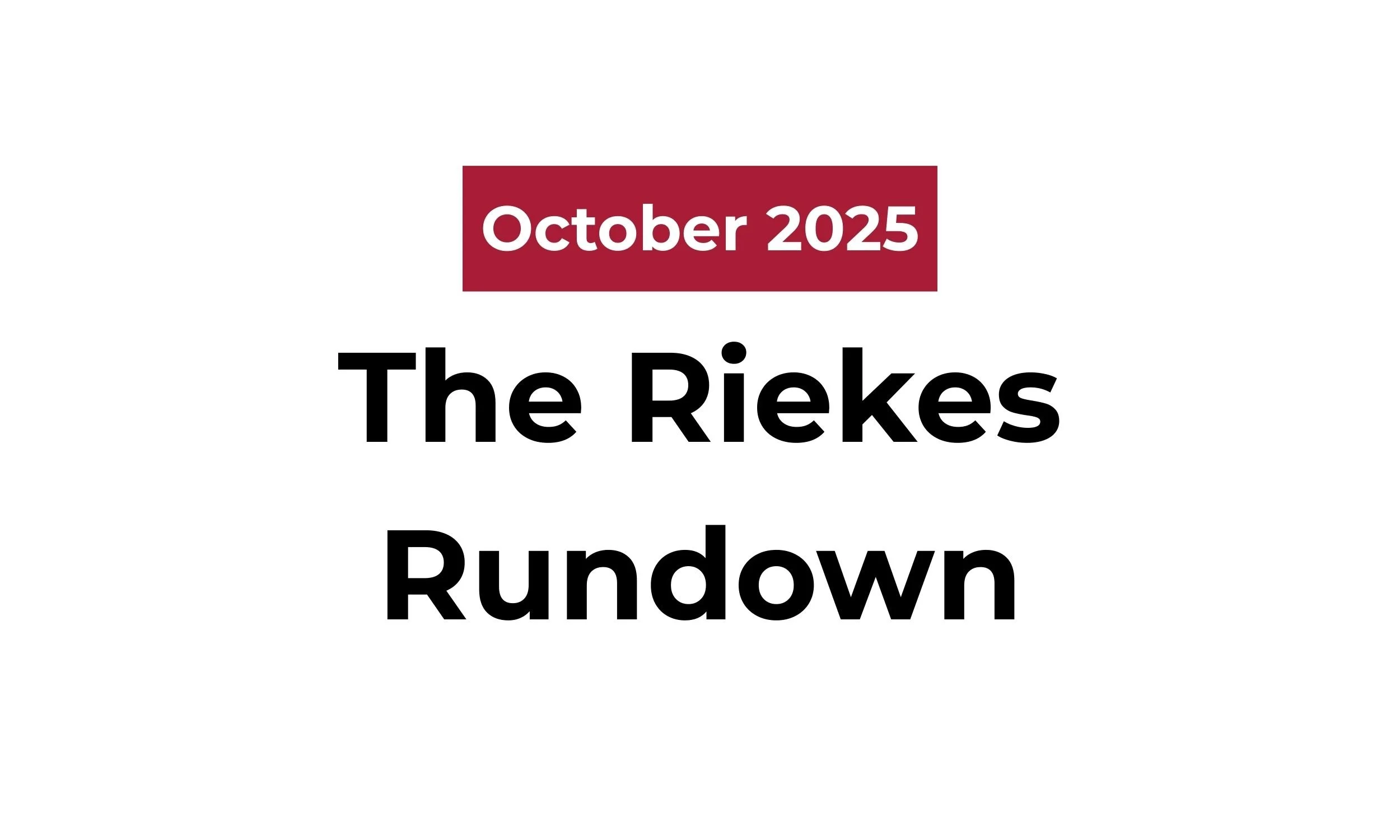 October 2025 Newsletter