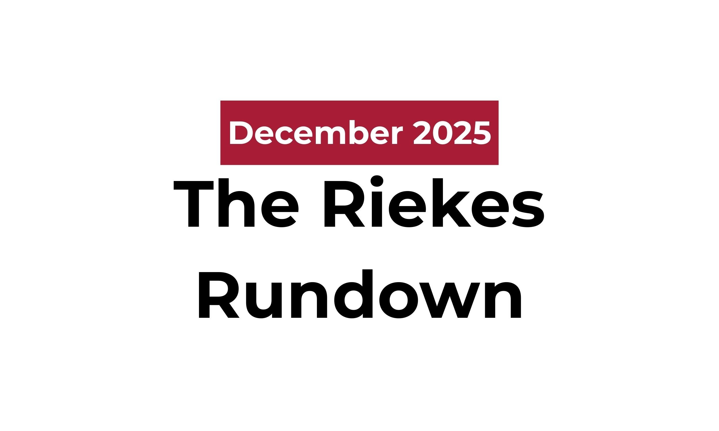 December 2025 Newsletter