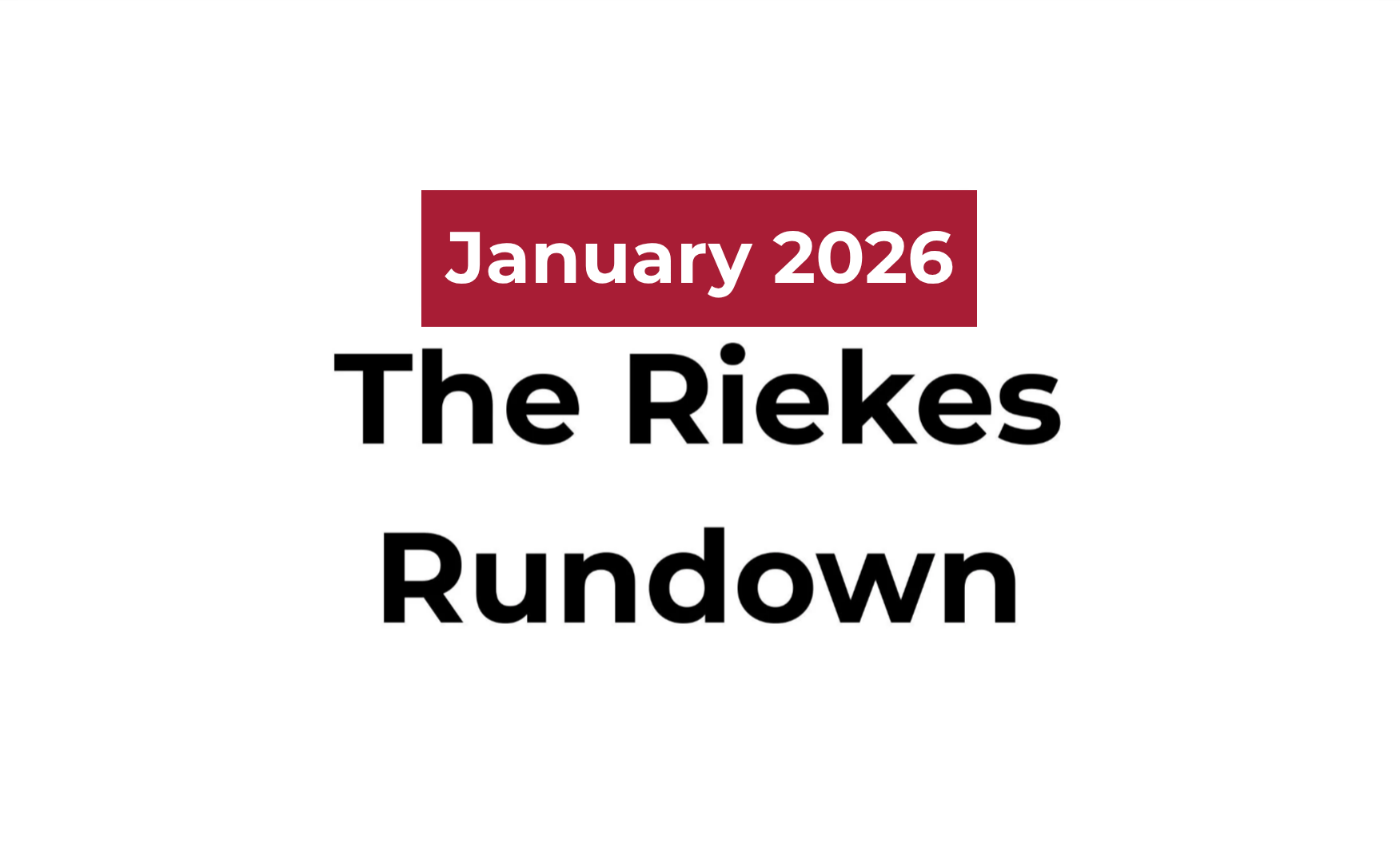January 2026 Newsletter 
