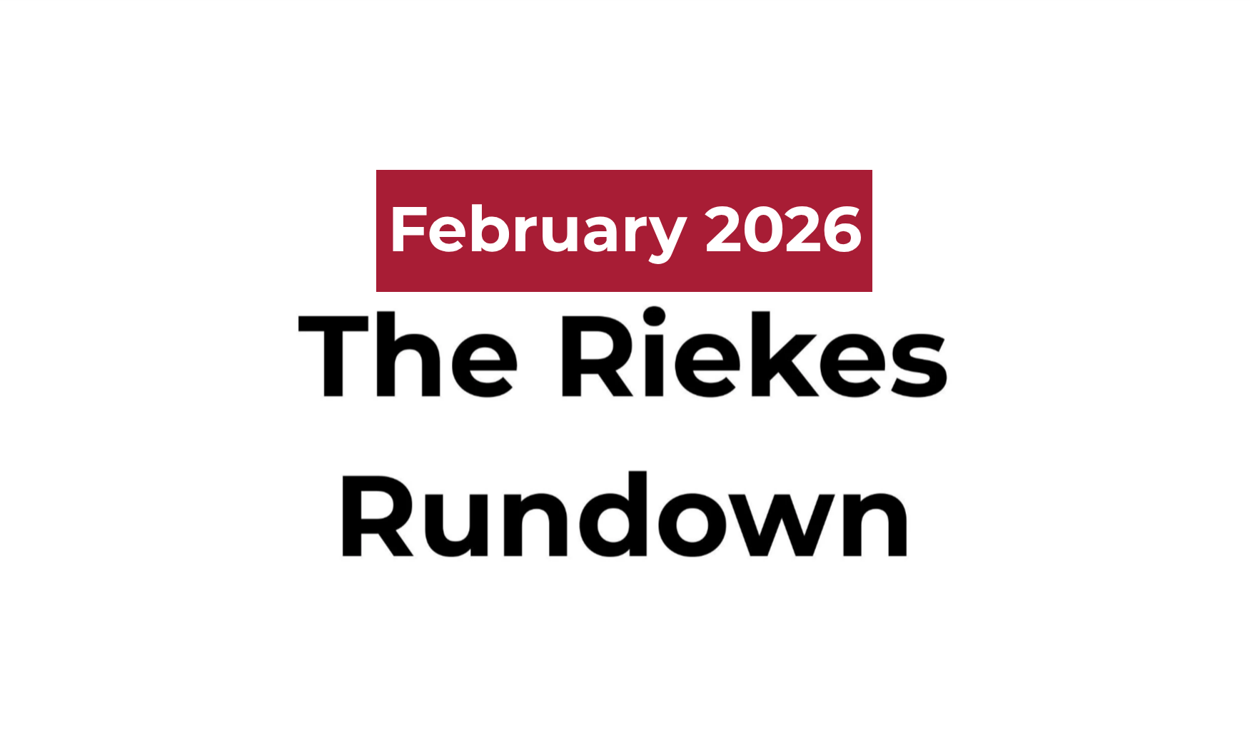 February 2026 Newsletter