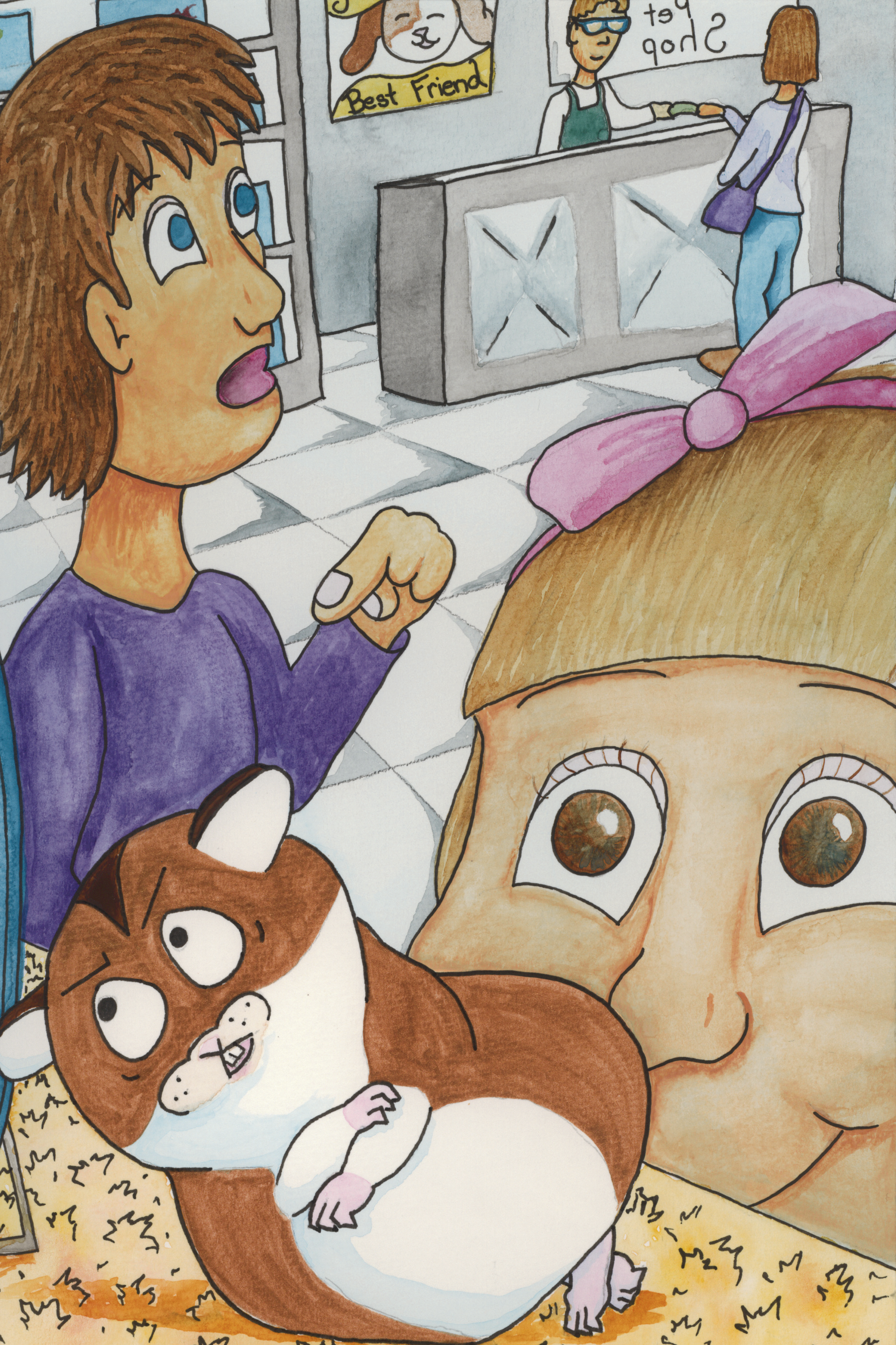 Pet Store - Watercolors